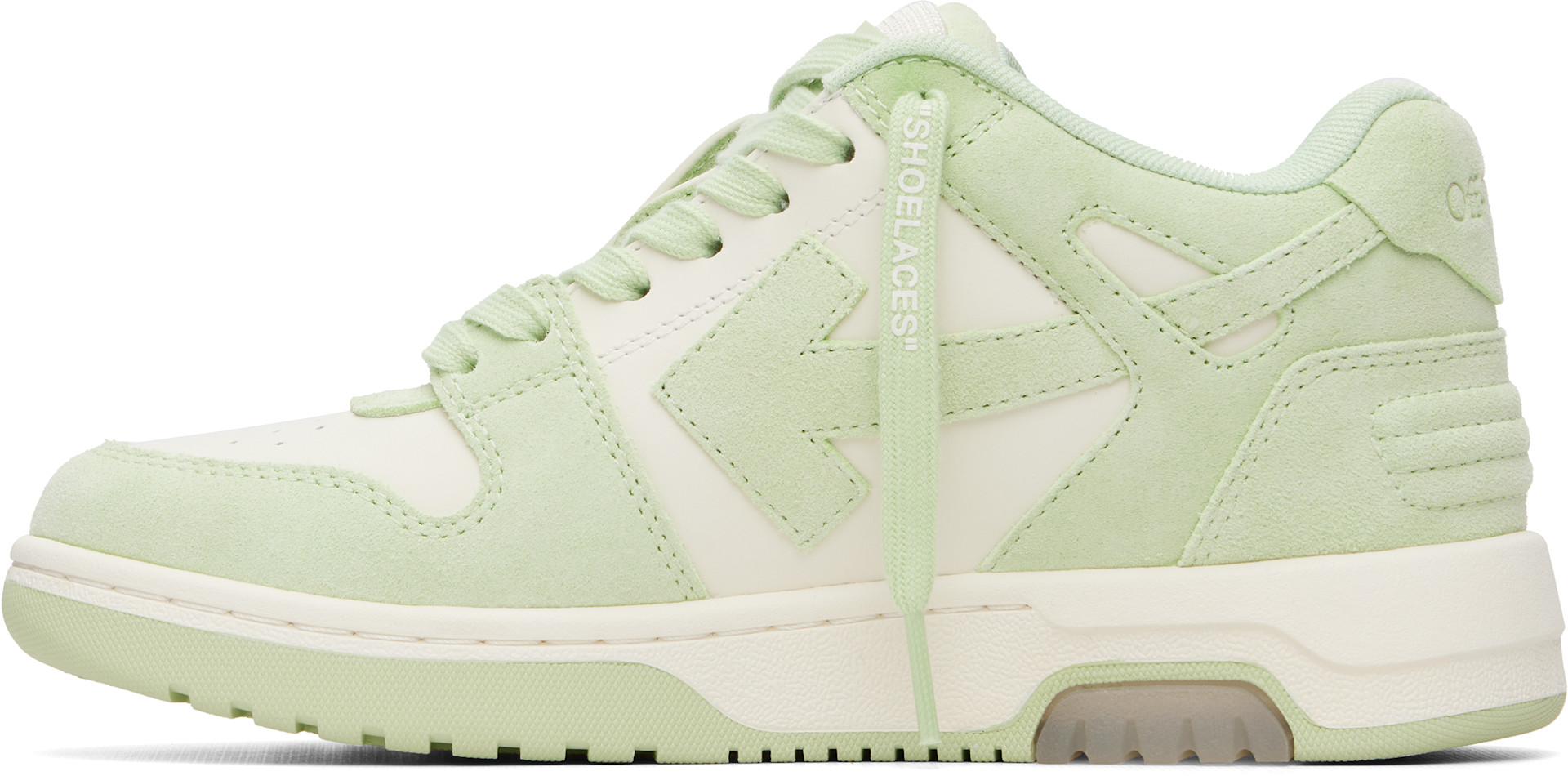 Off-White - Baskets Out Of Office blanc et vert
