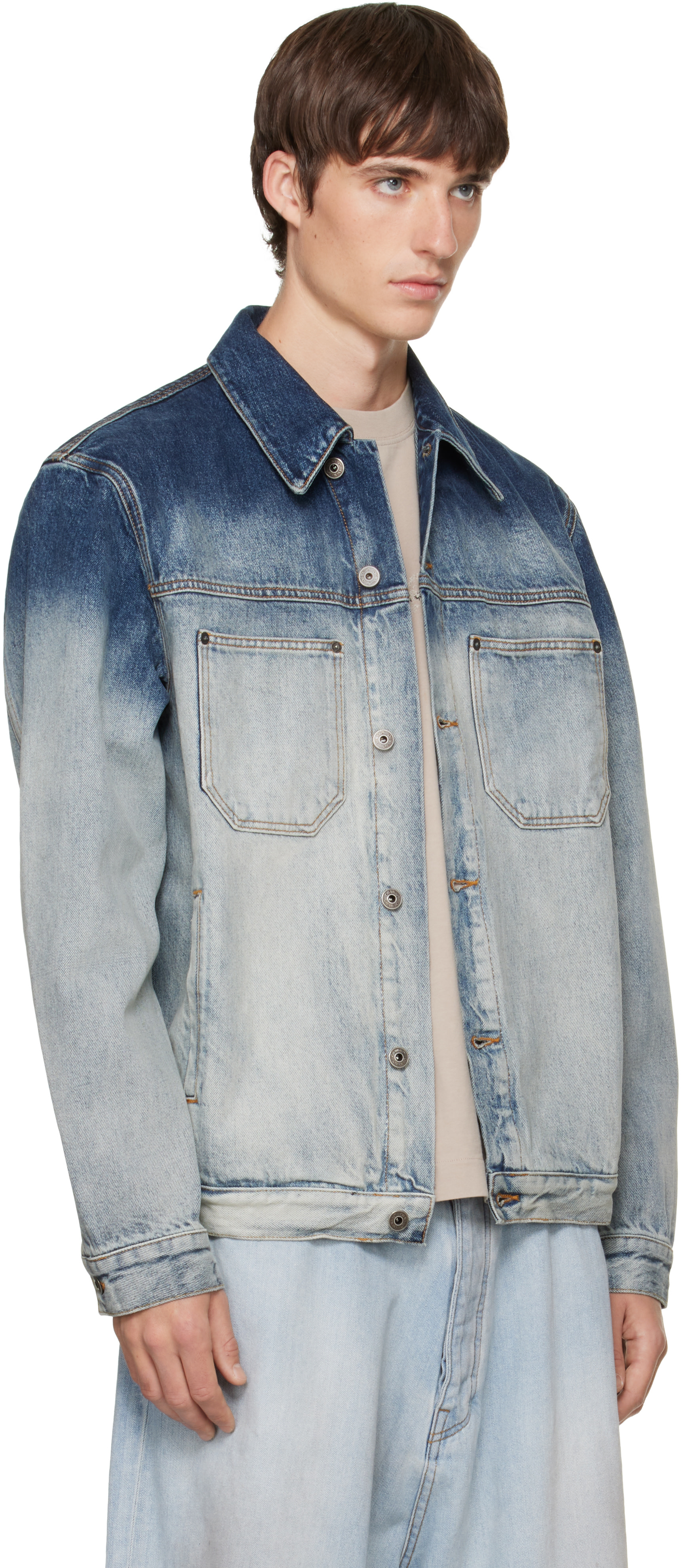 Off-White - Blue Bookish Skate Denim Jacket