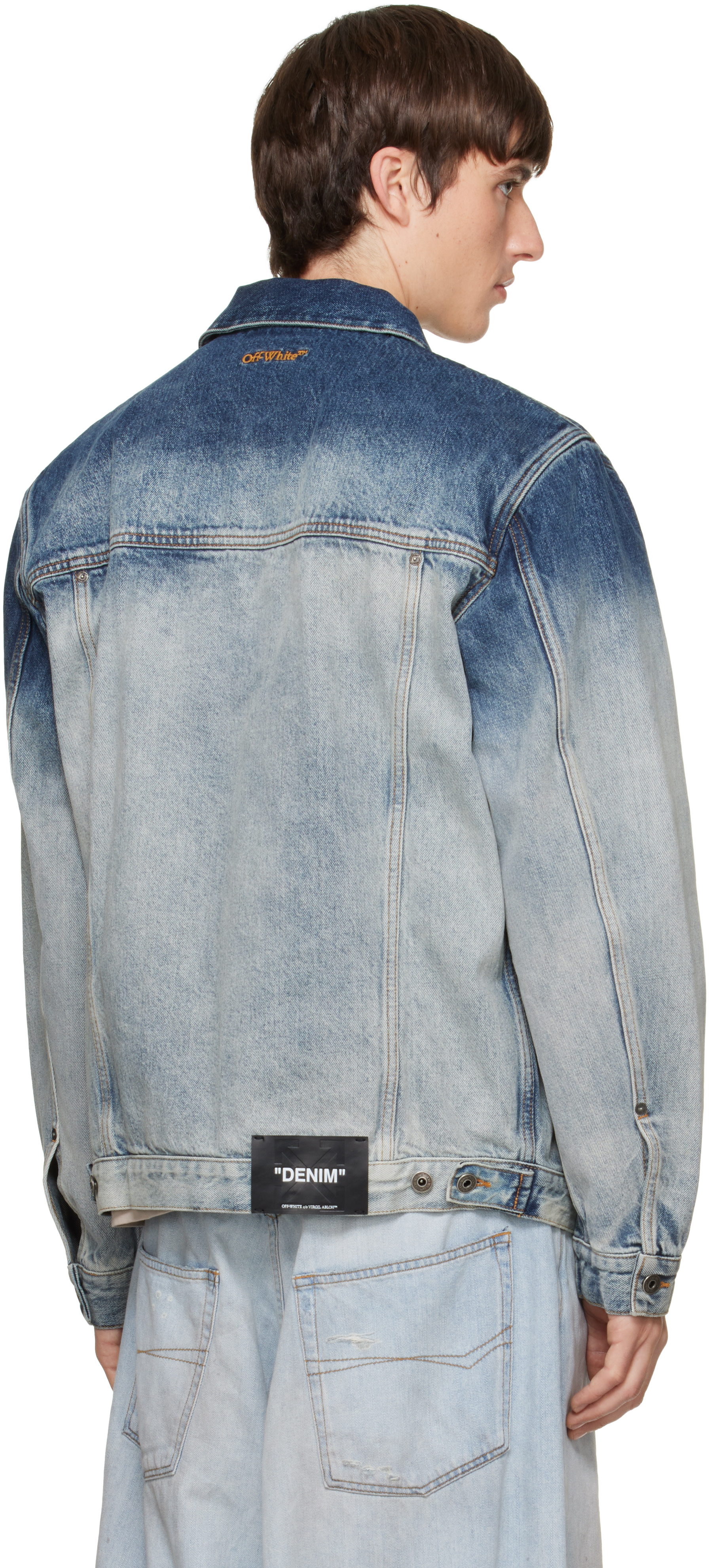 Off-White - Blue Bookish Skate Denim Jacket