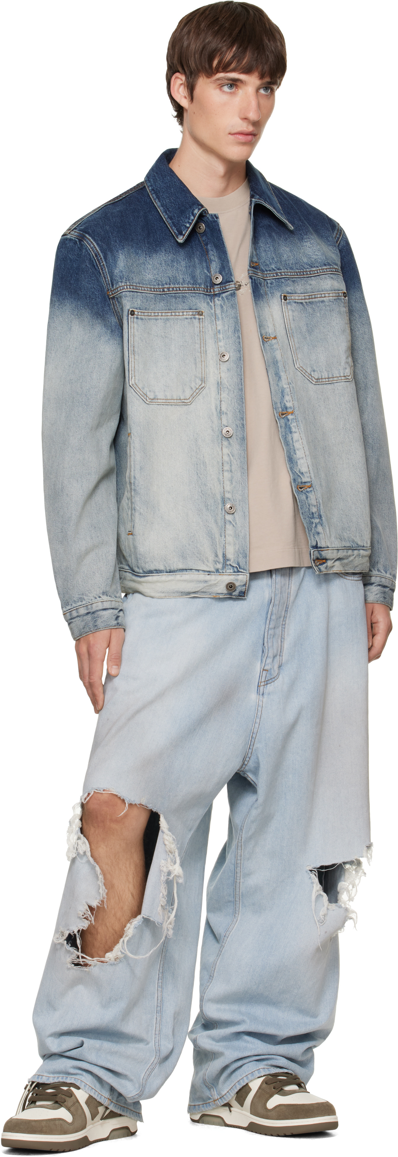 Off-White - Blue Bookish Skate Denim Jacket