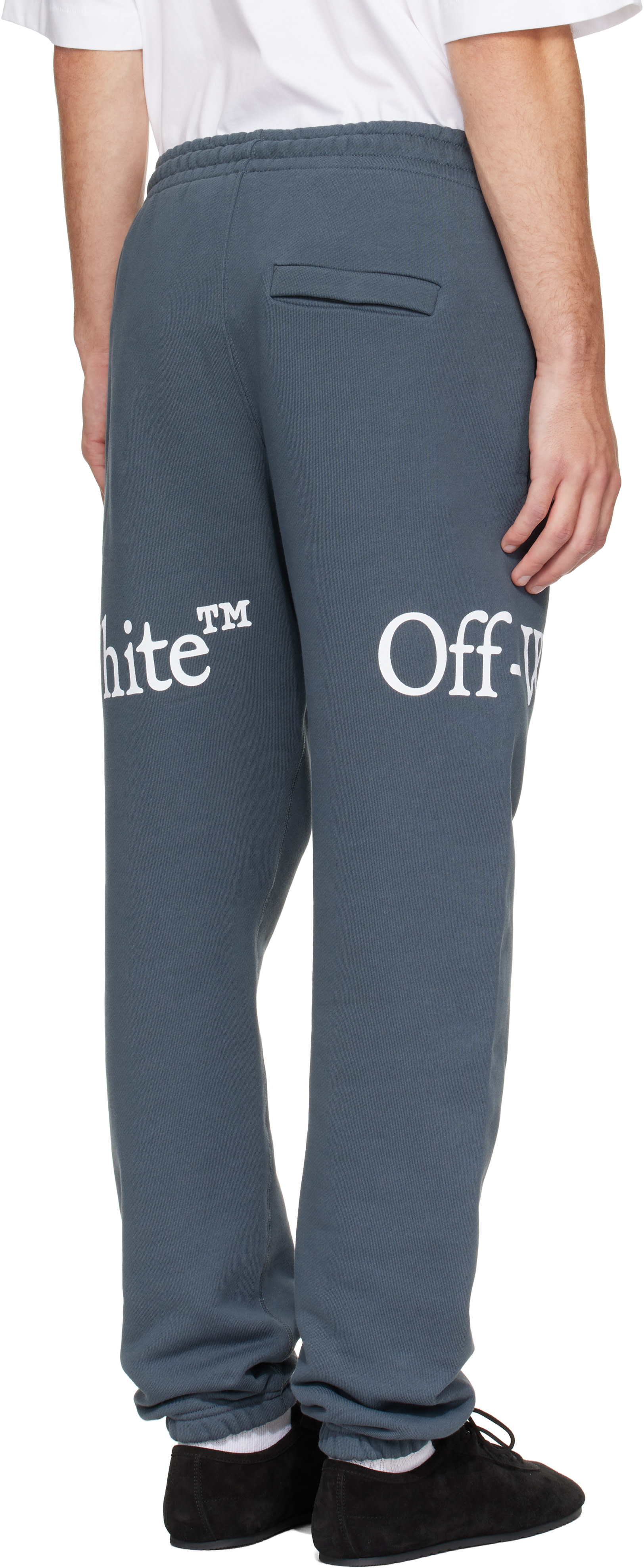Off-White - Gray Bookish Scarf Cuffed Sweatpants