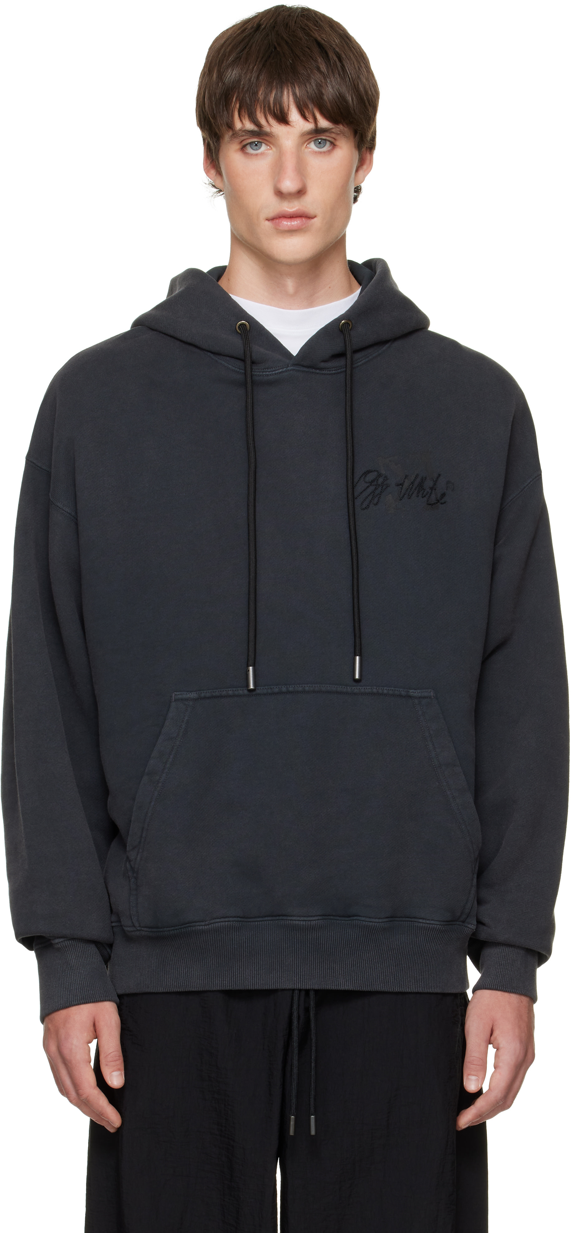 Off-White - Black Stroke Skate Hoodie