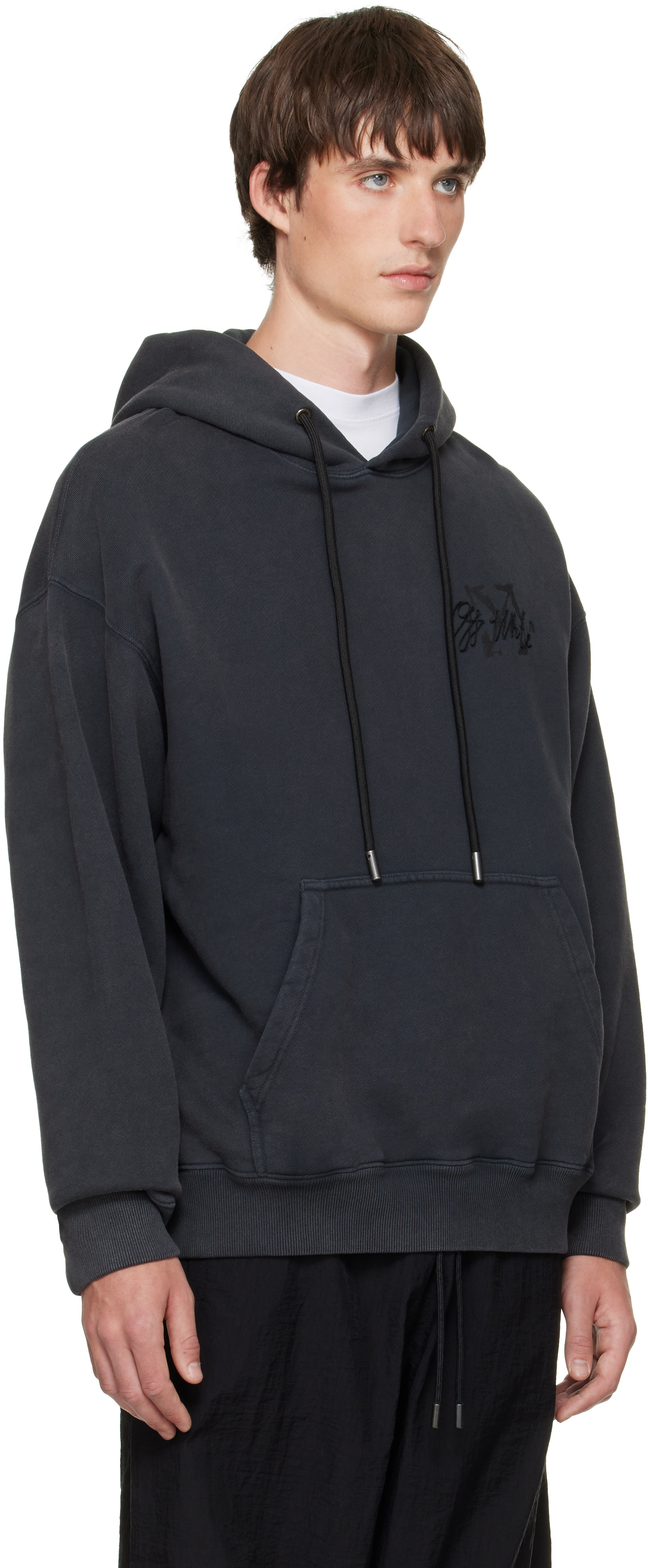 Off-White - Black Stroke Skate Hoodie