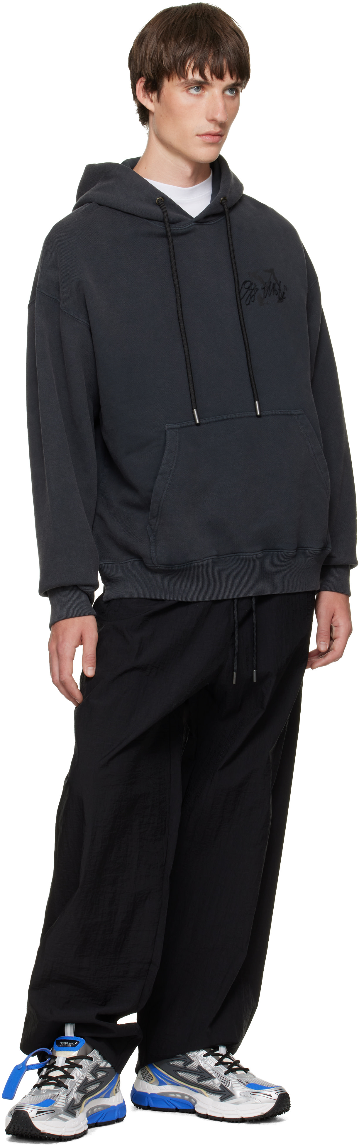 Off-White - Black Stroke Skate Hoodie