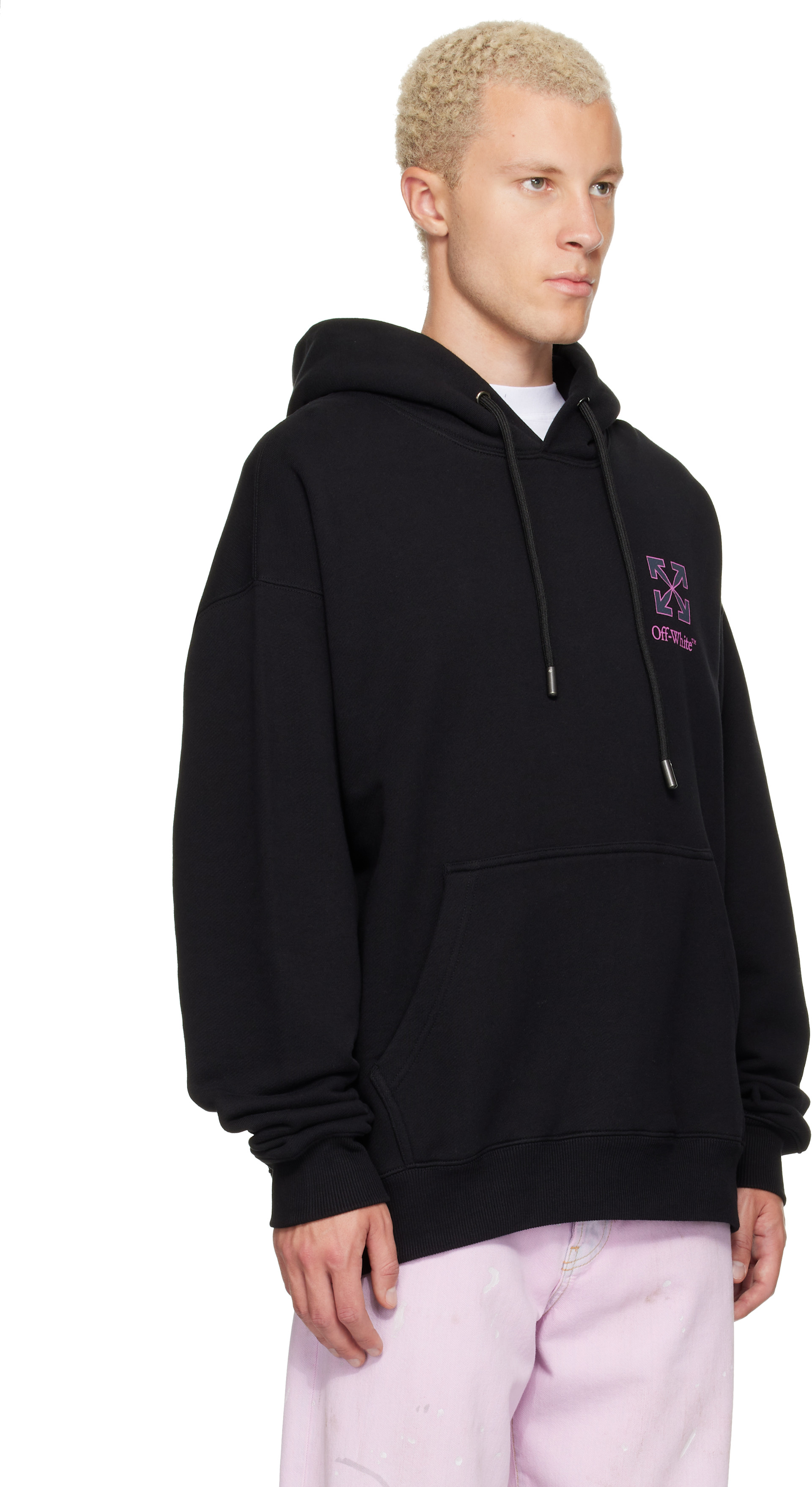 Off-White - Black Small Arrow Regular Hoodie