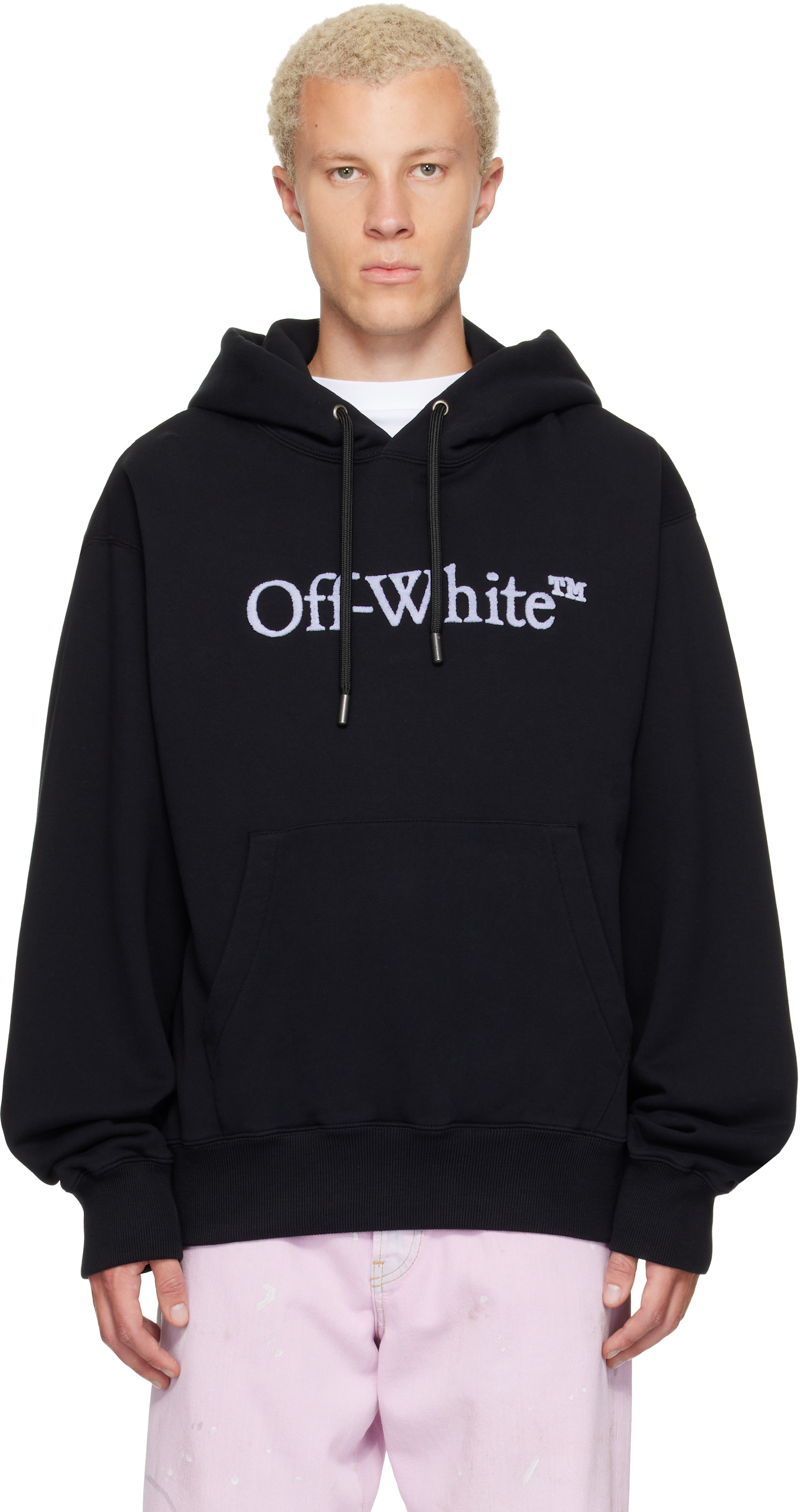 Off-White - Black Big Bookish Regular Hoodie
