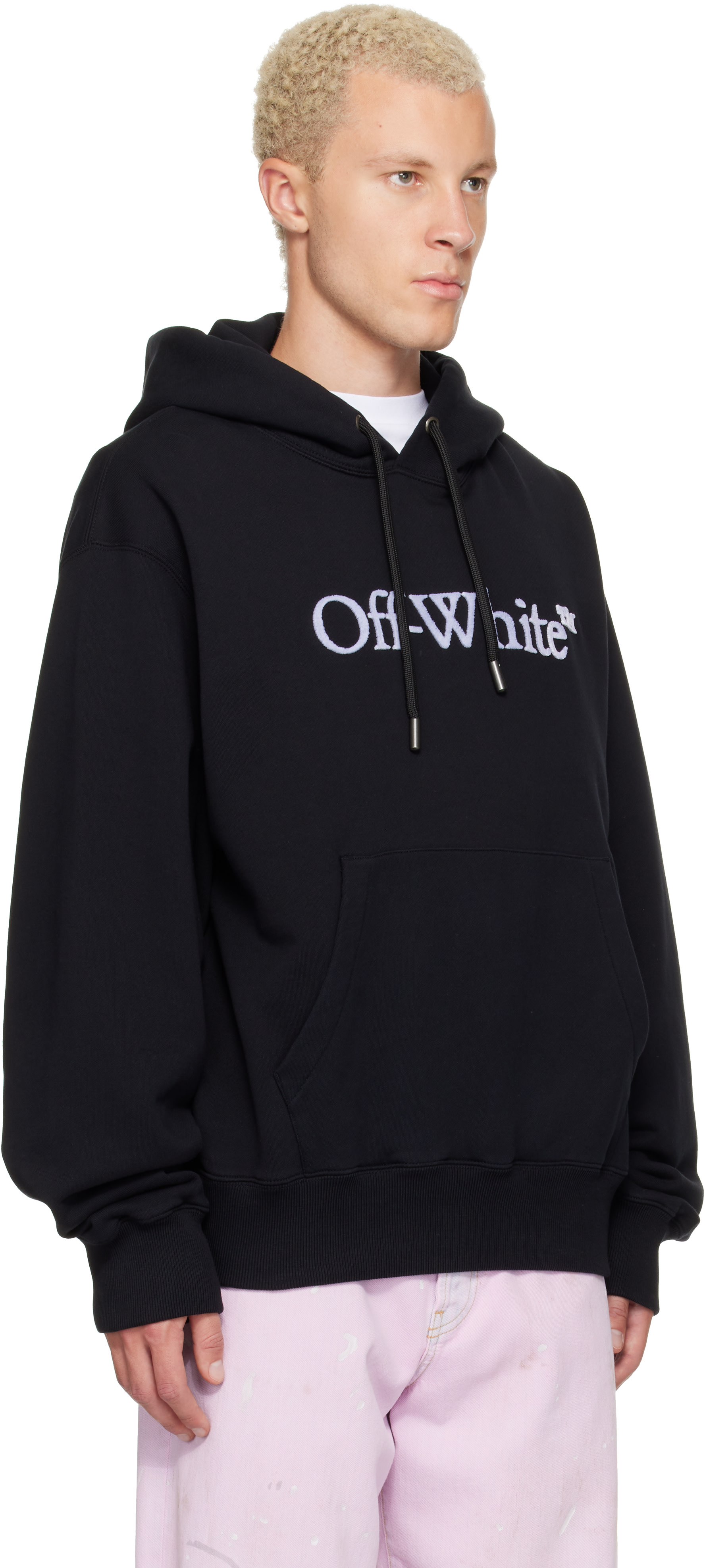 Off-White - Black Big Bookish Regular Hoodie
