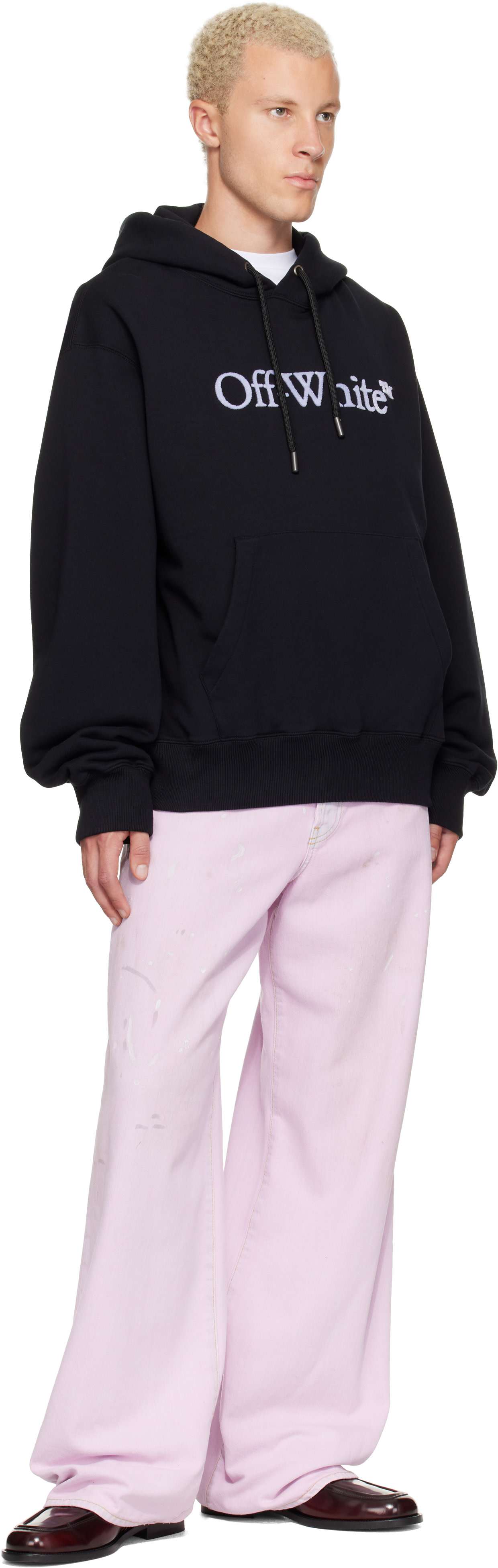 Off-White - Black Big Bookish Regular Hoodie