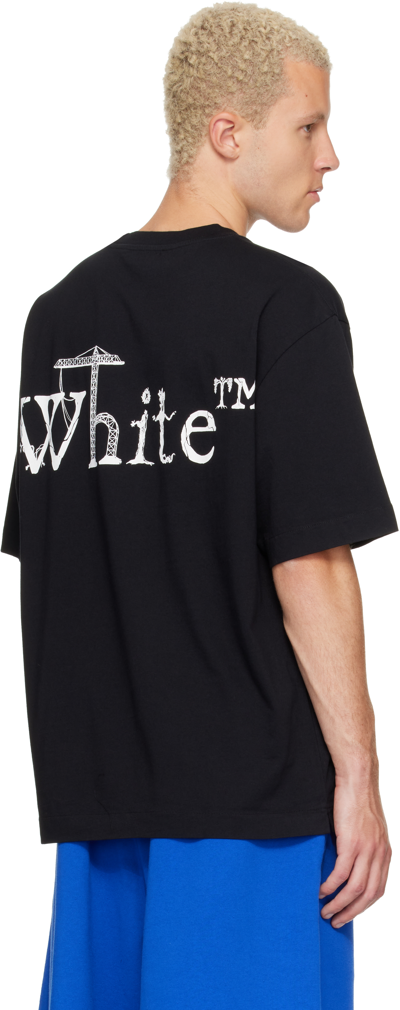 Off-White - Black Shared Logo Skate T-shirt