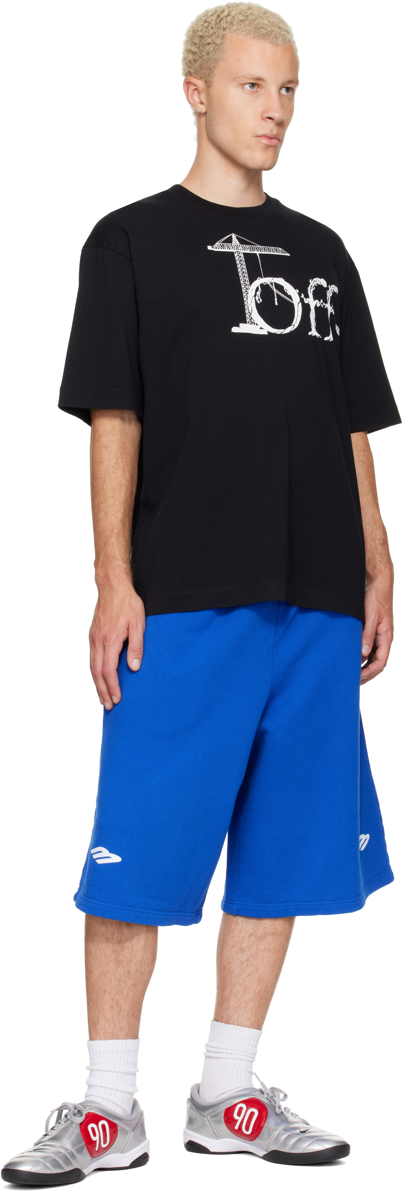Off-White - Black Shared Logo Skate T-shirt