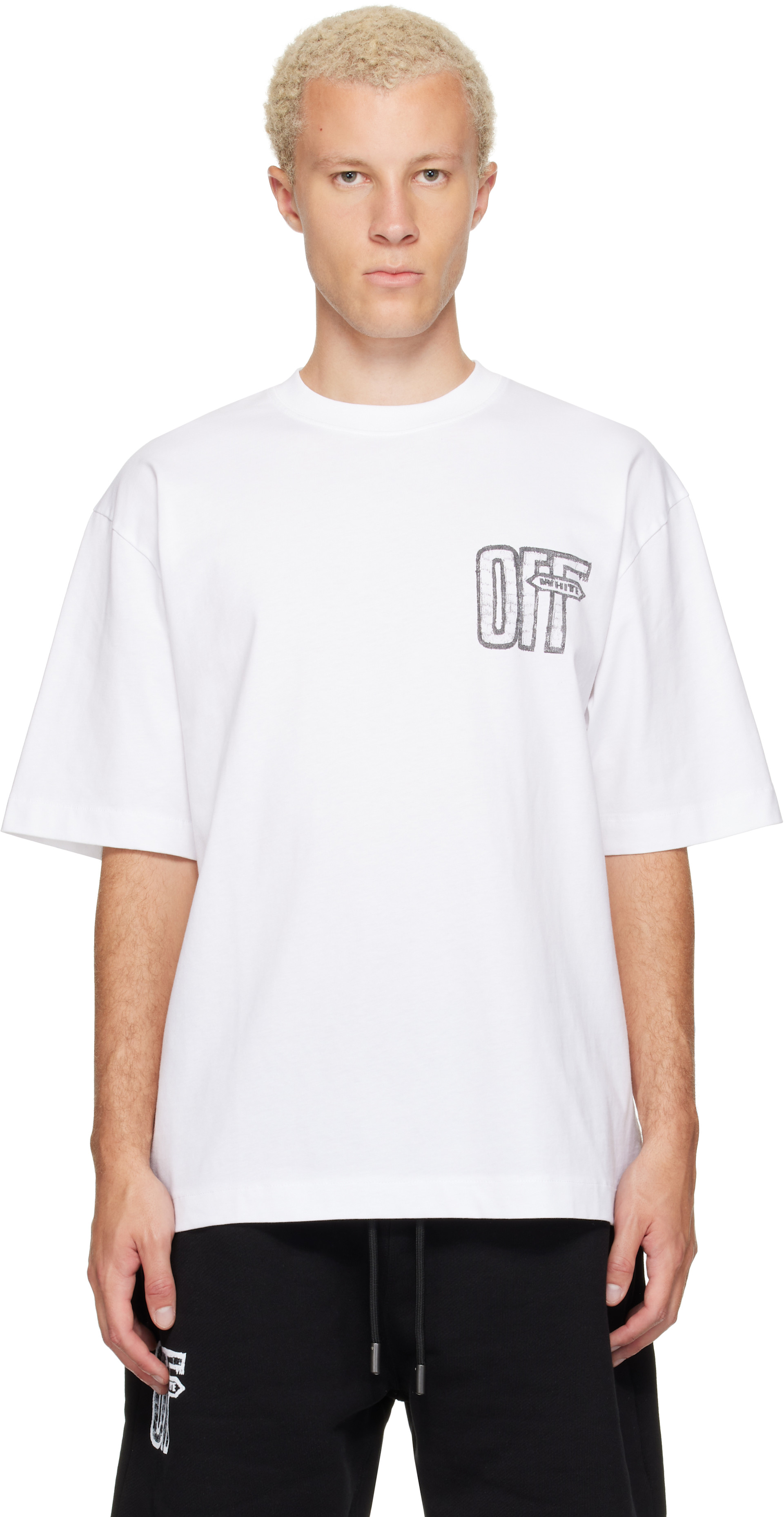 Off-White - ホワイト Motion Arrow Skate Tシャツ