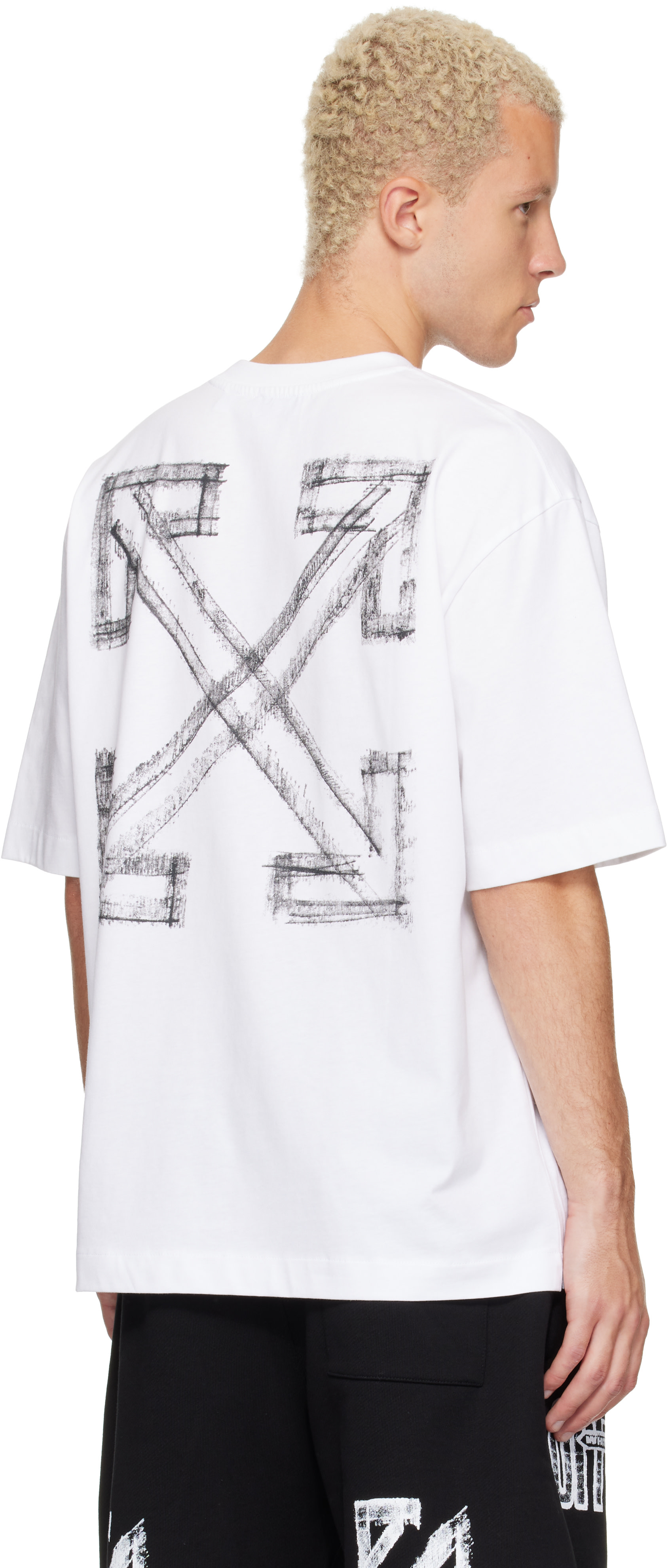 Off-White - ホワイト Motion Arrow Skate Tシャツ
