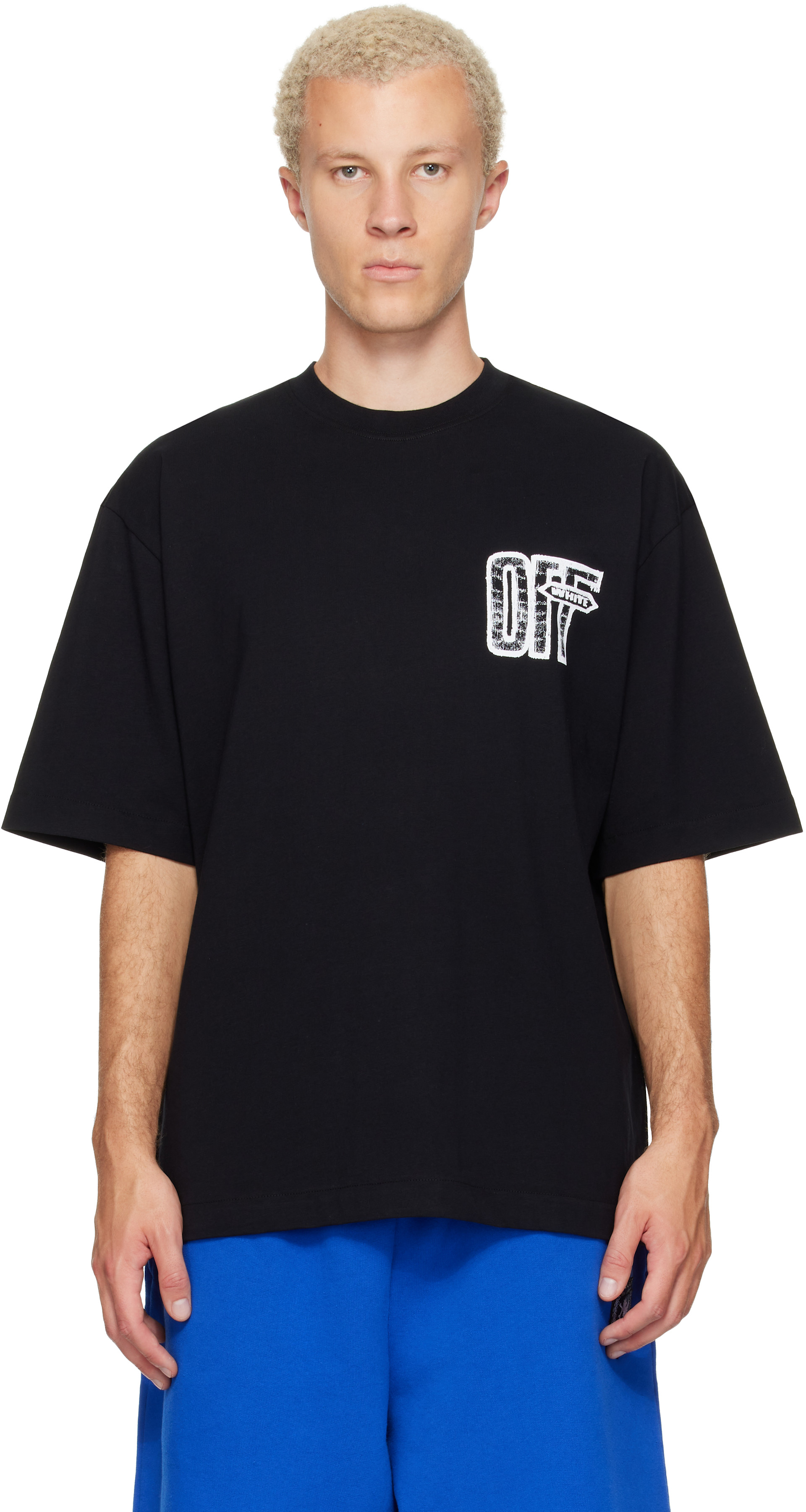 Off-White - ブラック Motion Arrow Skate Tシャツ