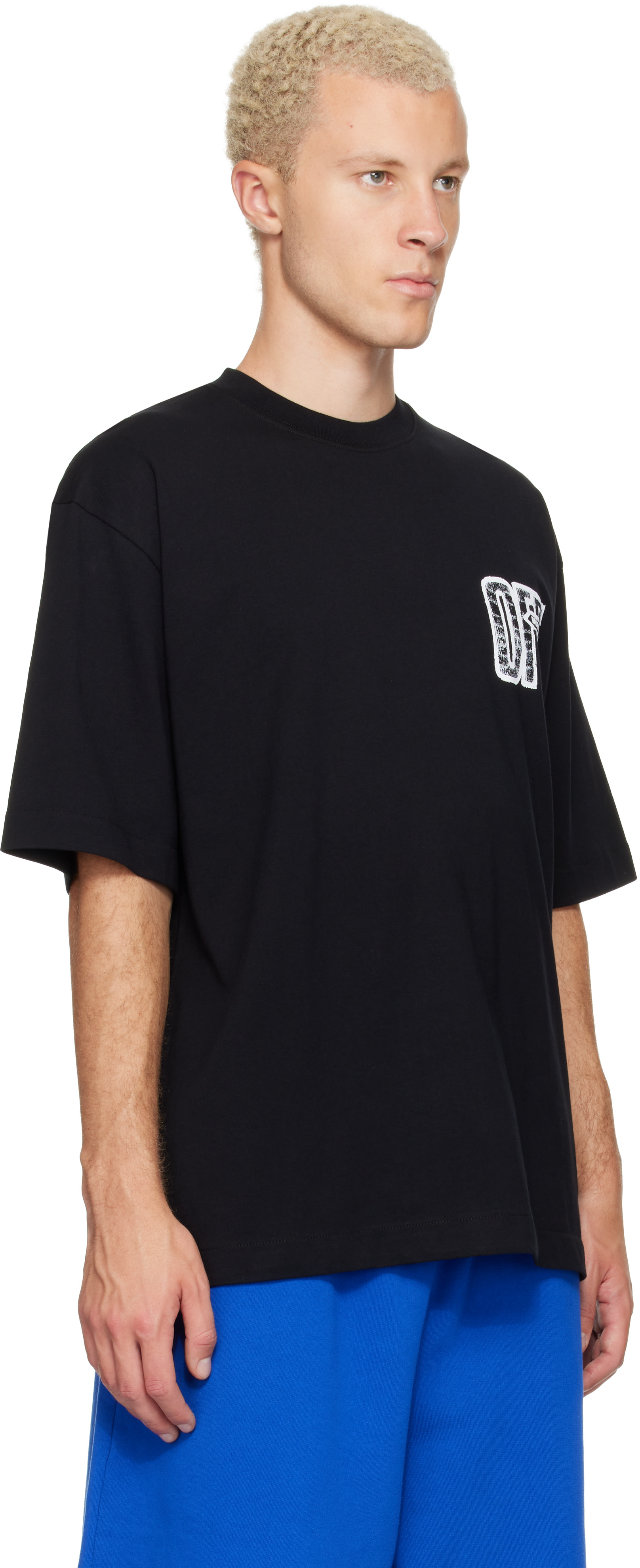 Off-White - ブラック Motion Arrow Skate Tシャツ
