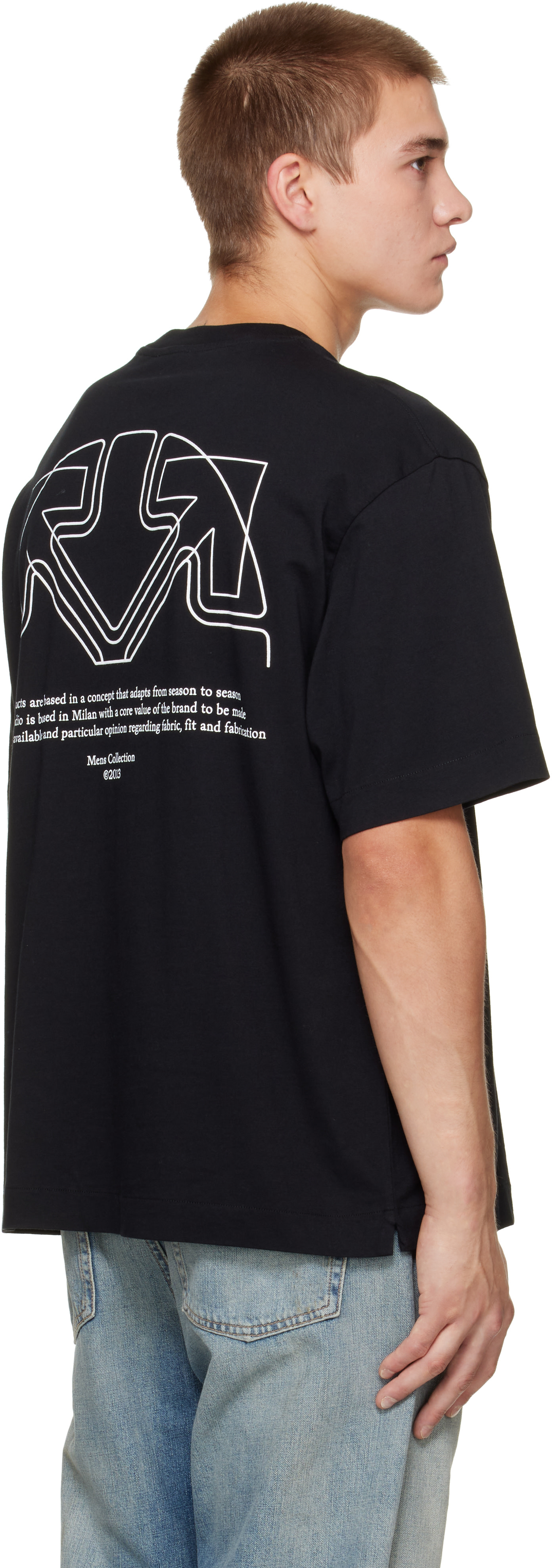 Off-White バックアロー Tシャツ ブラック M Off-White: ブラック Rugs