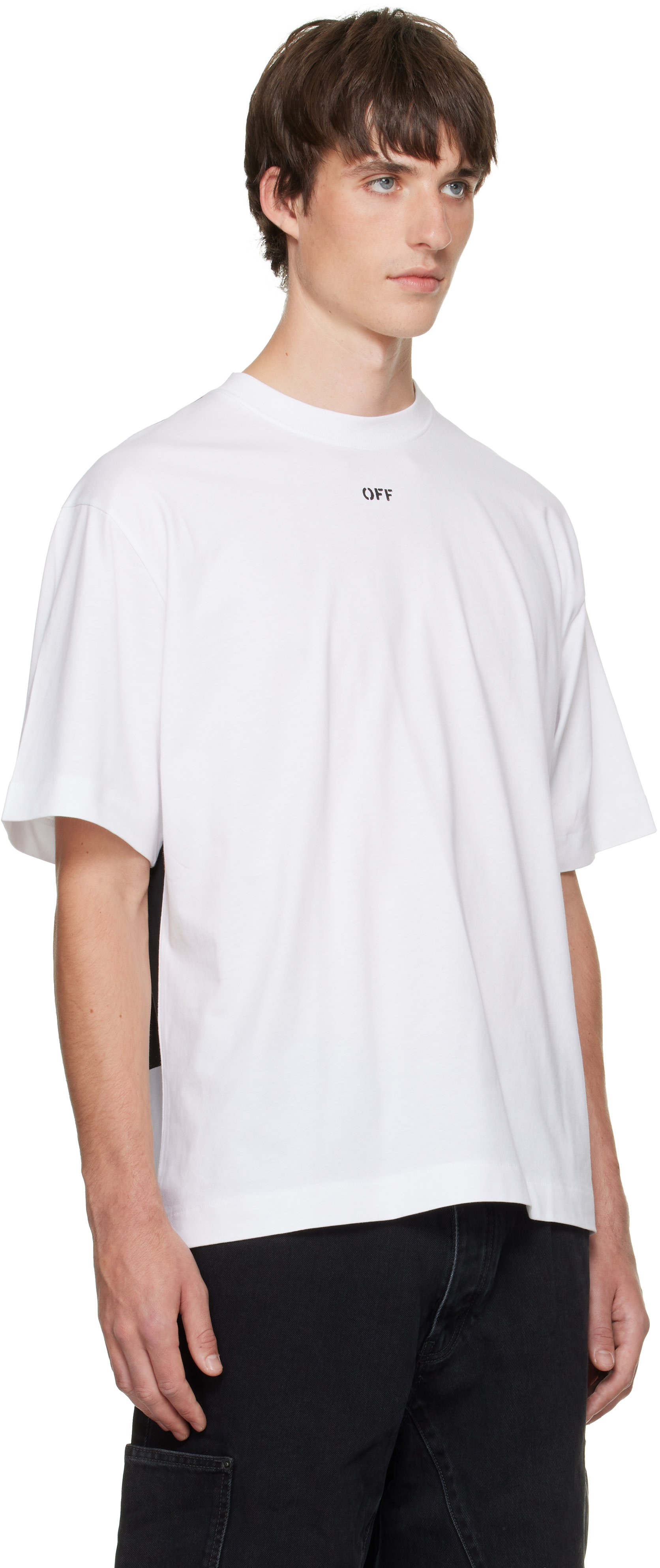 Off-White - White Negative Arrow Skate T-shirt