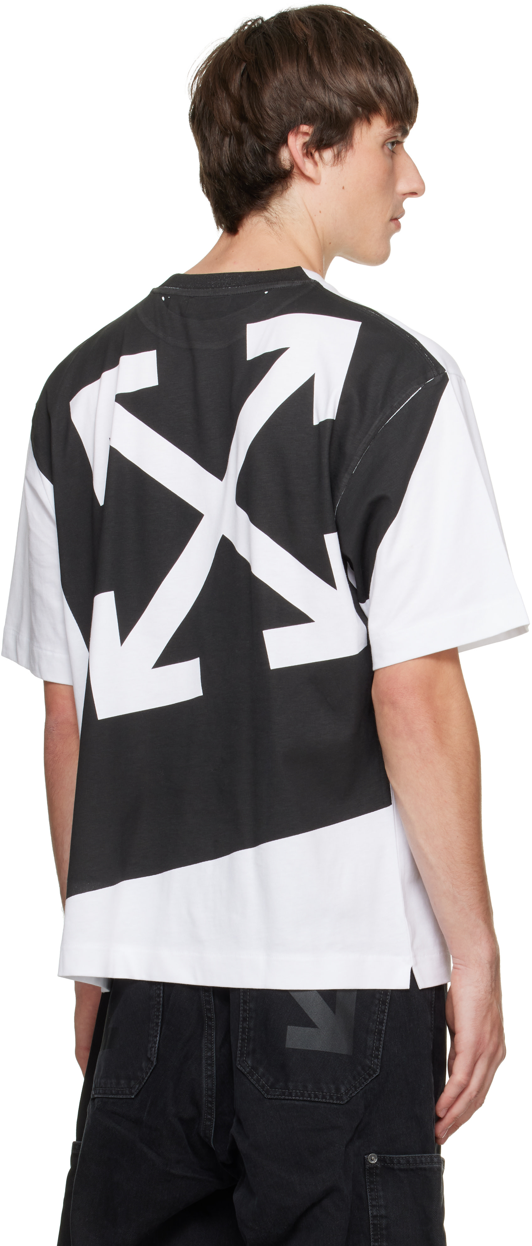 Off-White - White Negative Arrow Skate T-shirt