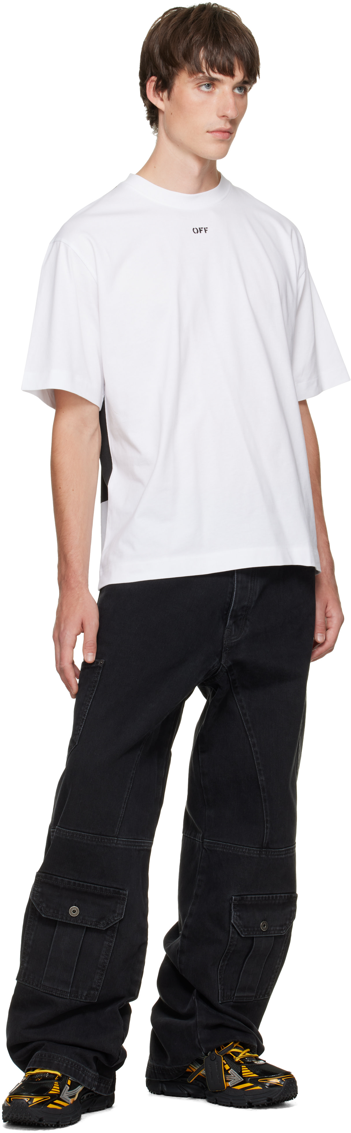 Off-White - White Negative Arrow Skate T-shirt