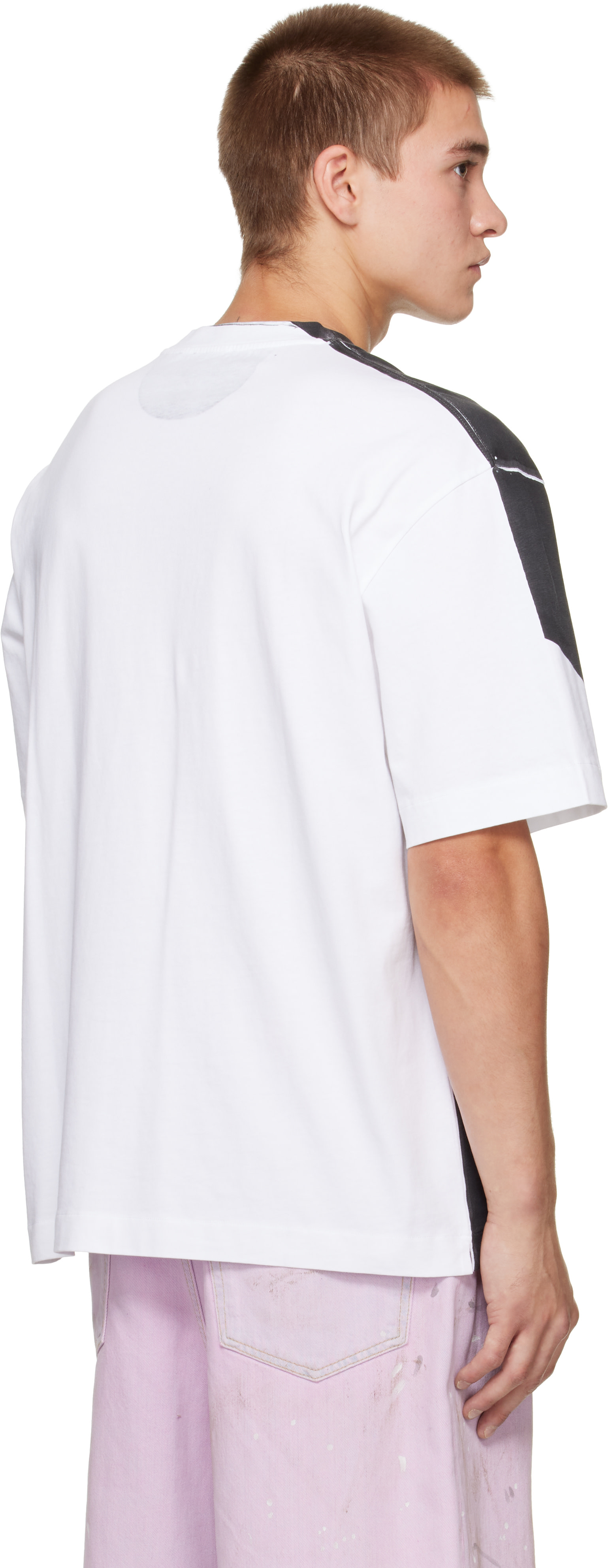 Off-White: Black & White Negative Big Bookish Skate S/S T-shirt
