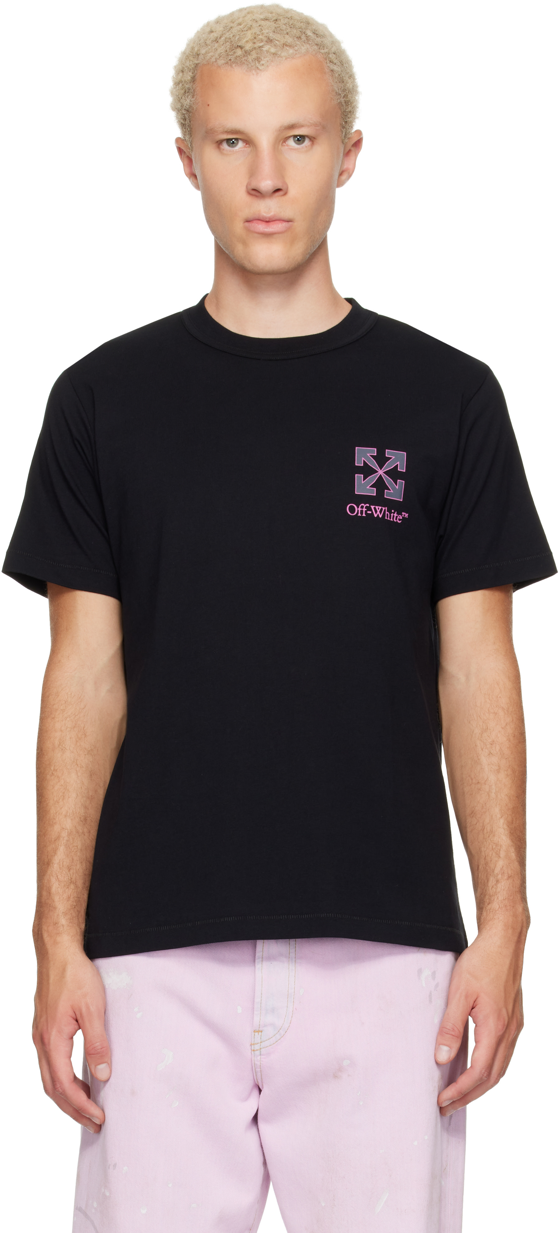 Off-White - Black Small Arrow Regular T-shirt