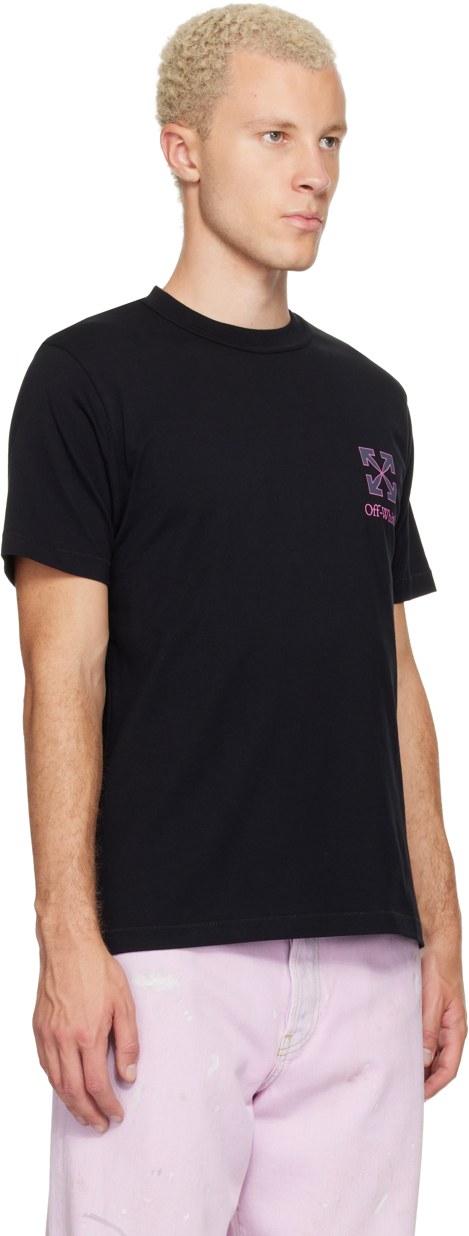 Off-White - Black Small Arrow Regular T-shirt