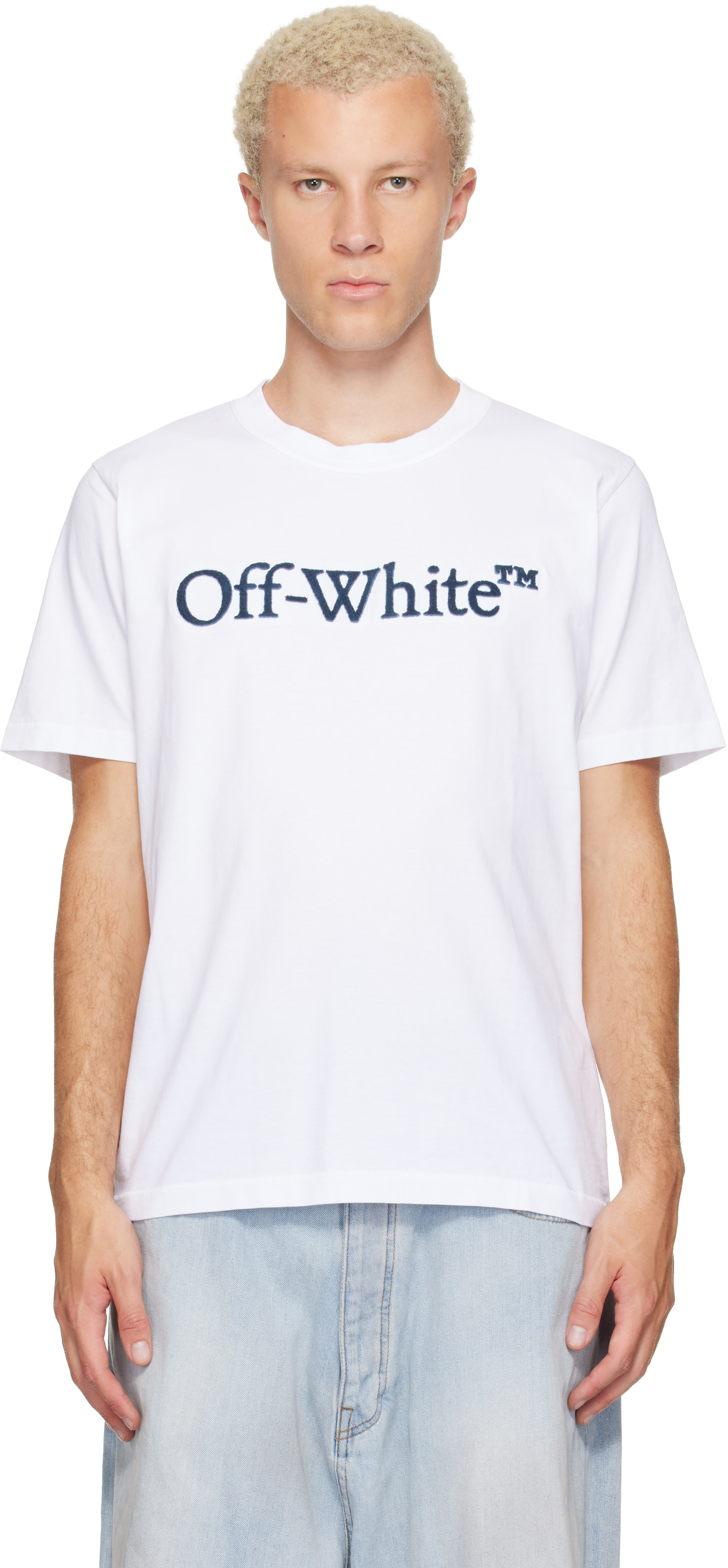 Off-White - White Big Bookish Regular T-shirt
