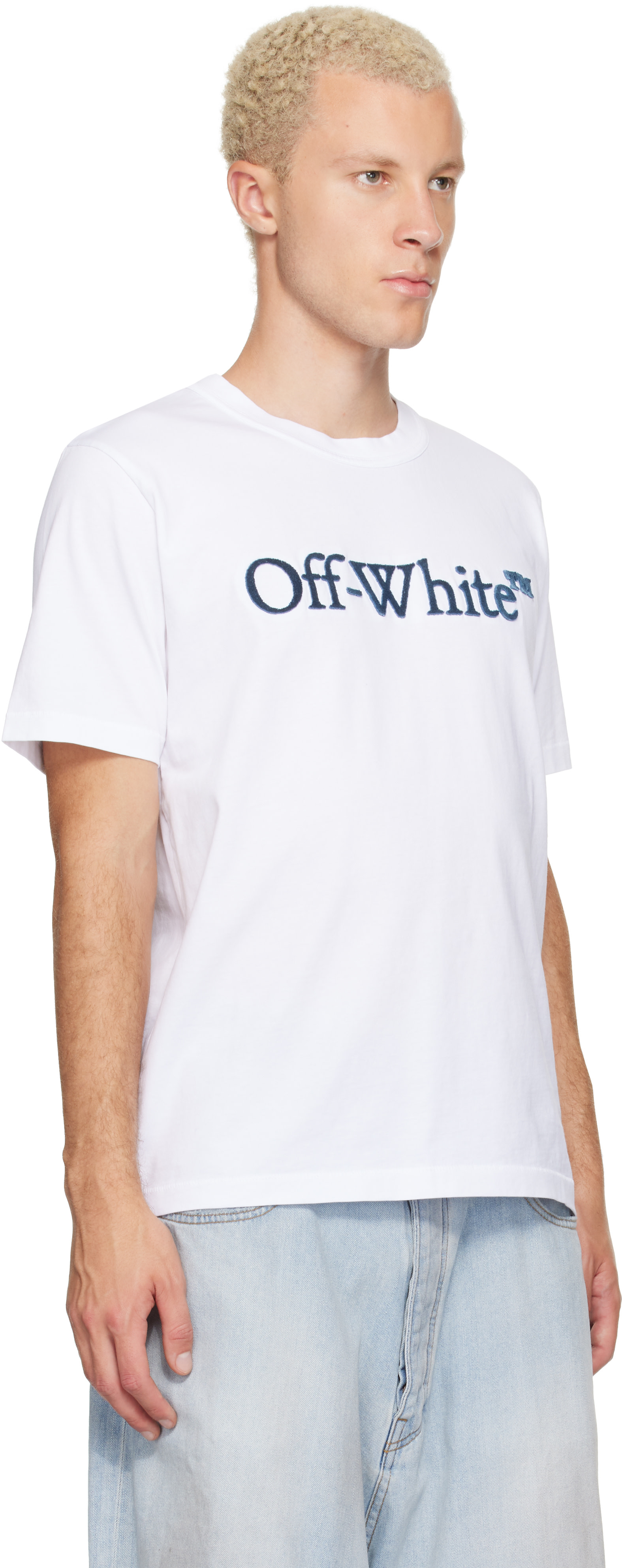 Off-White - White Big Bookish Regular T-shirt