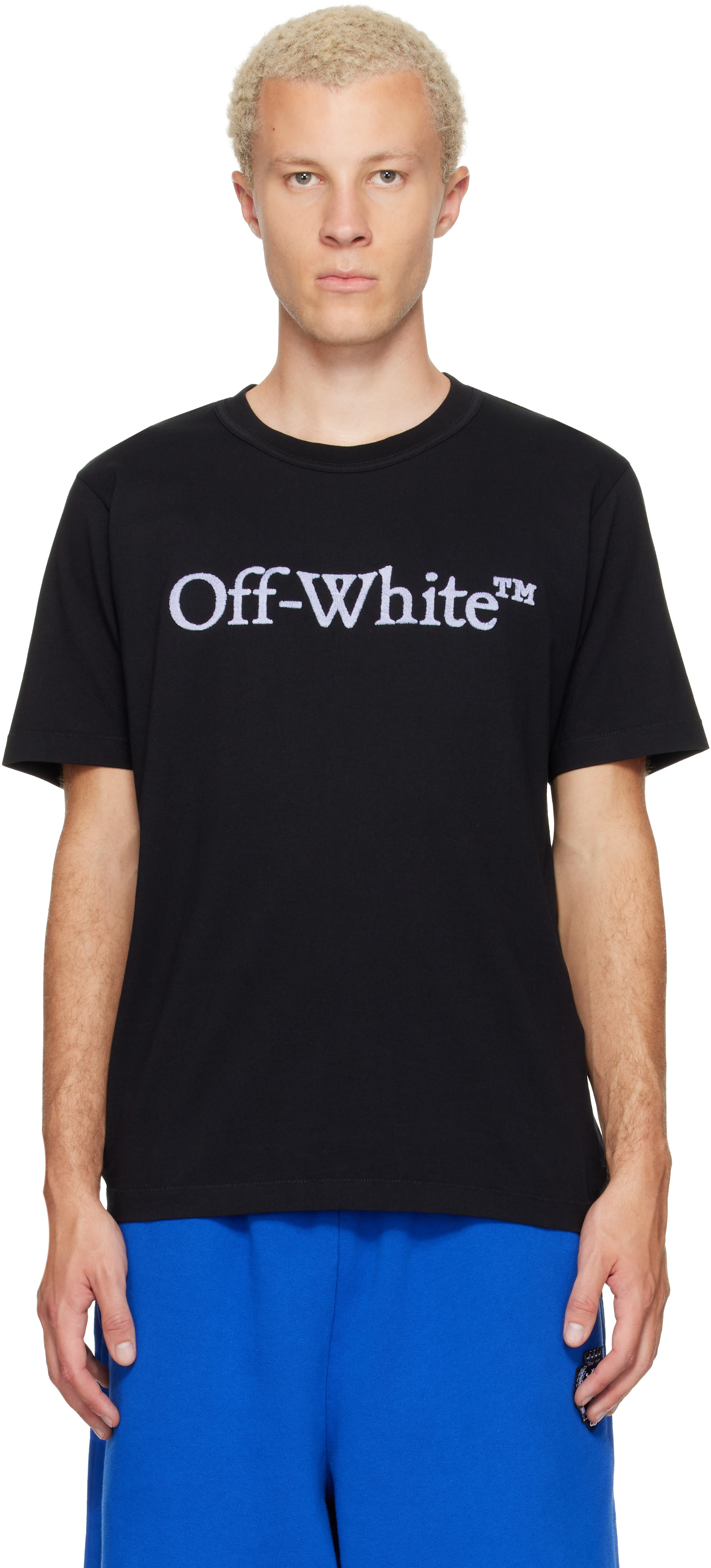 Off-White - ブラック Big Bookish レギュラーフィット Tシャツ