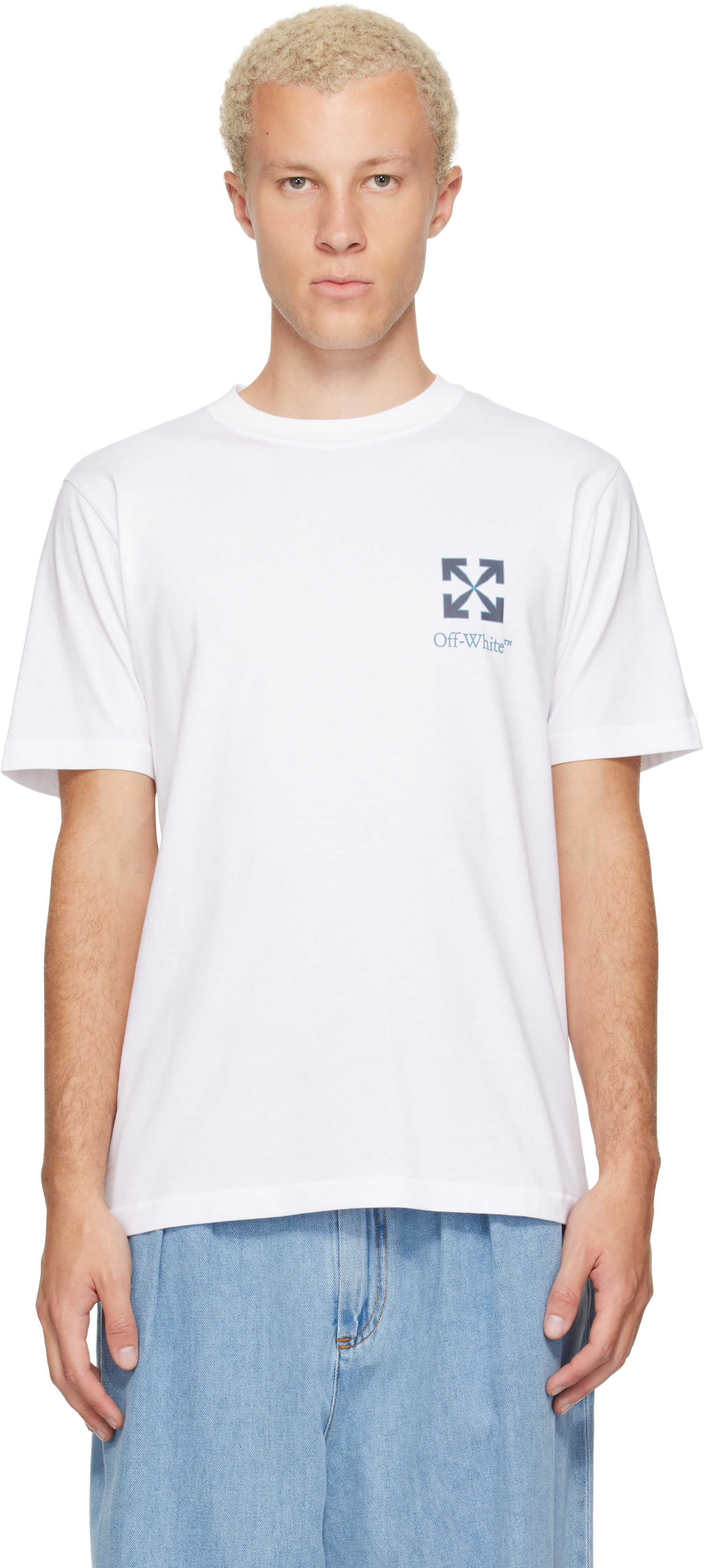 Off-White - White Small Arrow Regular T-shirt