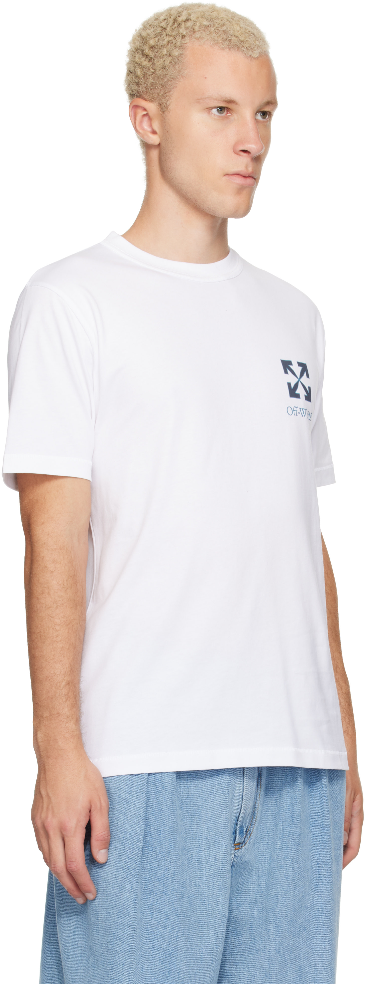 Off-White - White Small Arrow Regular T-shirt