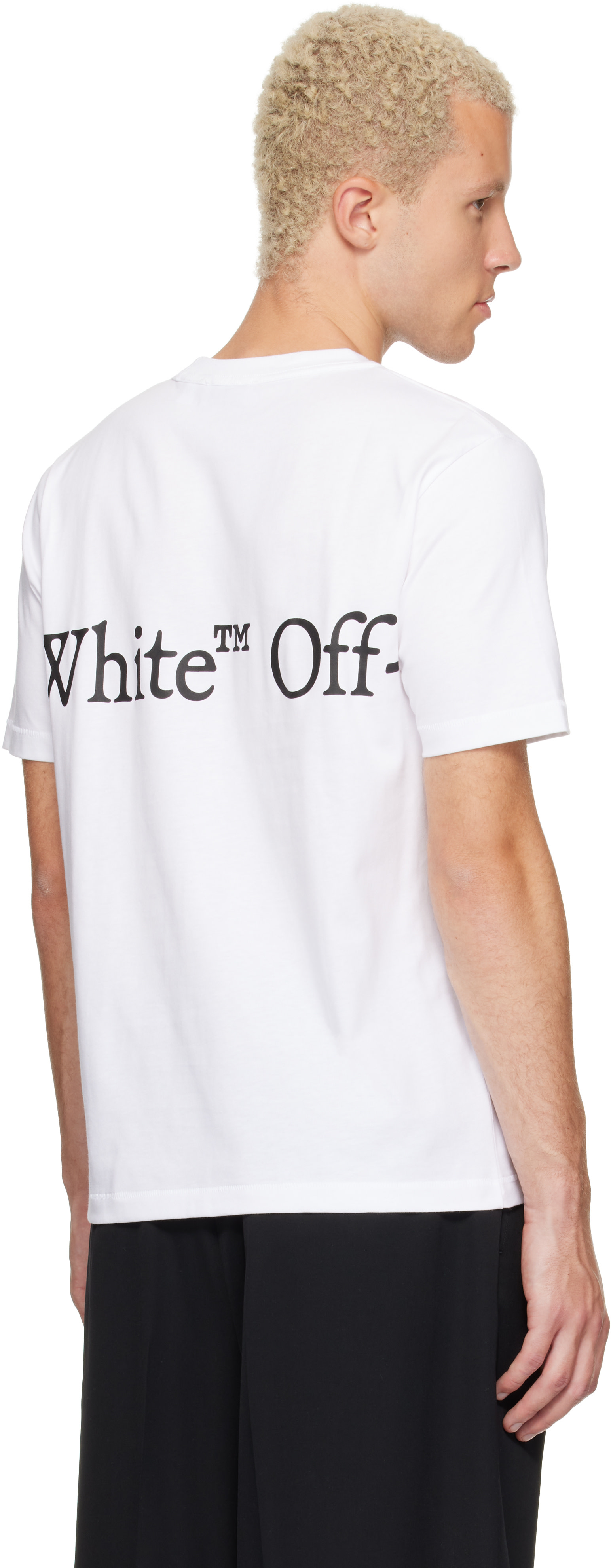 Off-White - ホワイト Bookish Scarf Regular Tシャツ