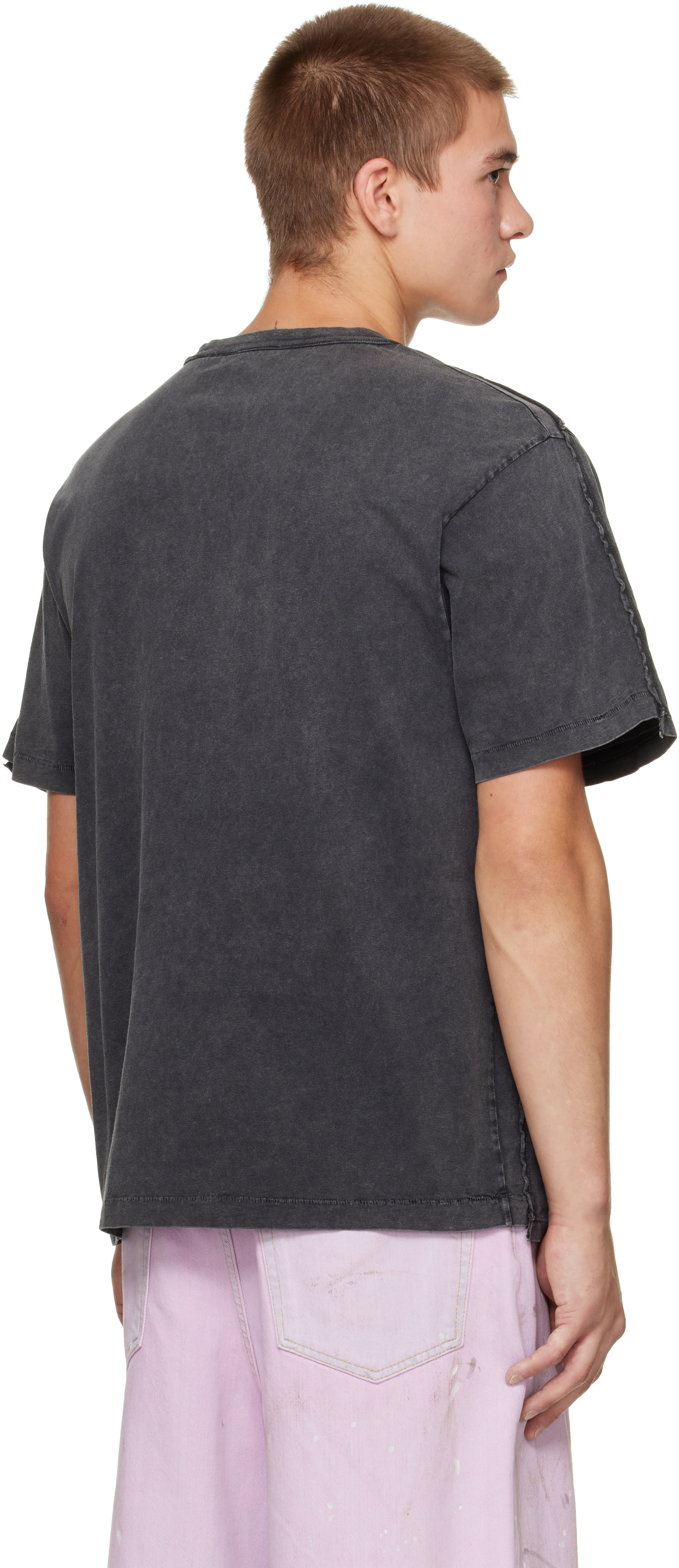 Off-White - ブラック Off Stamp Overlap Regular S/S Tシャツ