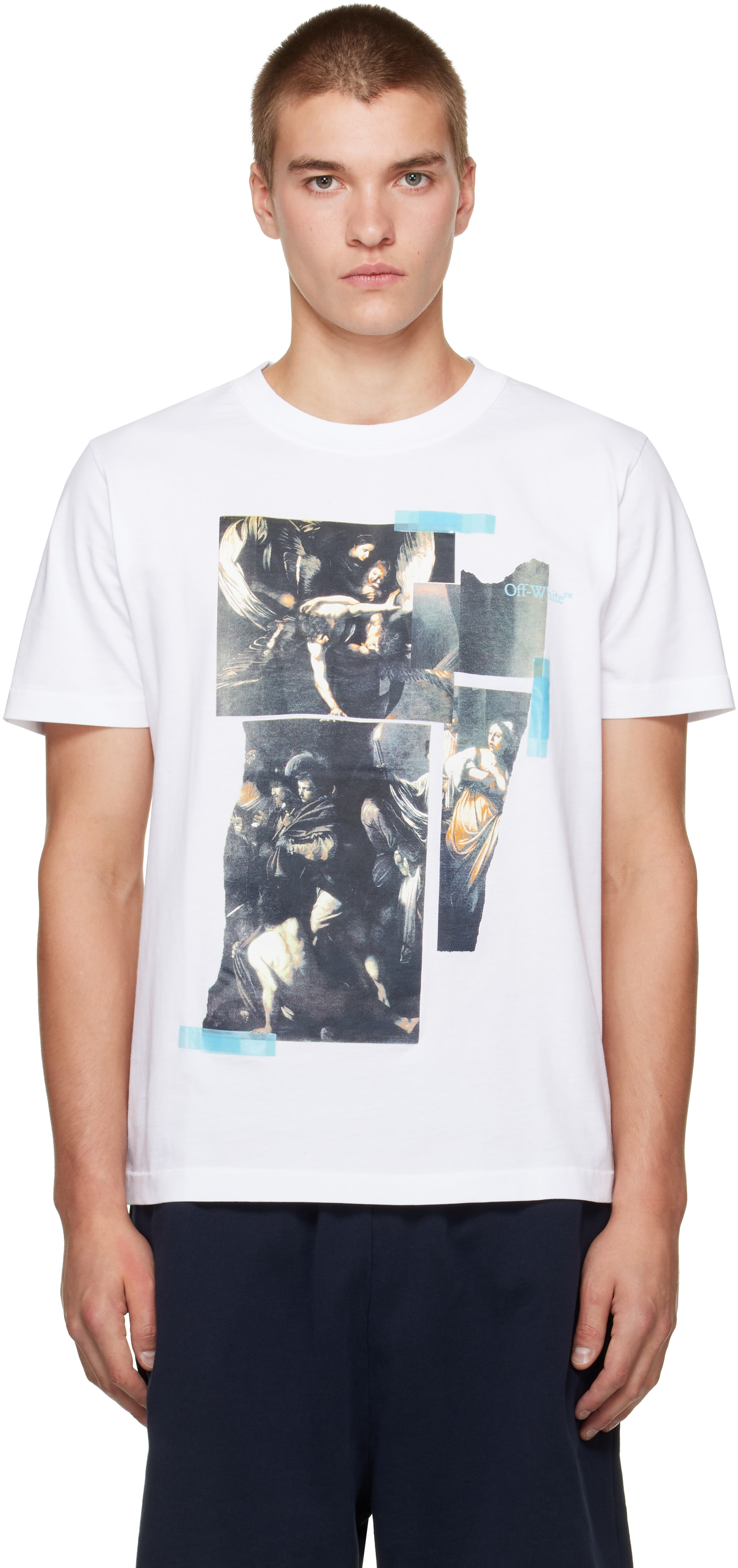 Off-White - White Tape Mercy Regular T-shirt
