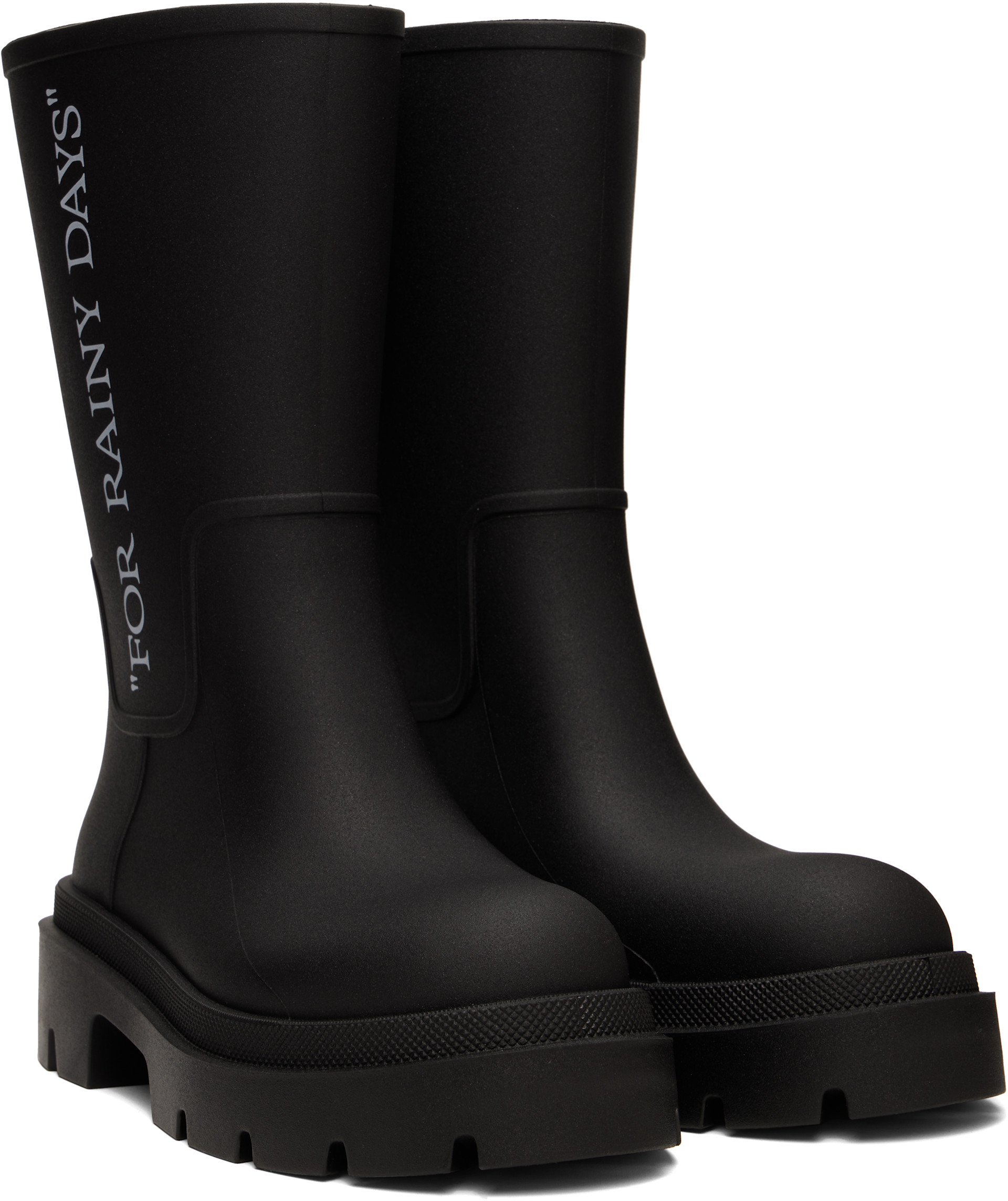 Off-White - Bottes Reboot 'Rainy Days' noires