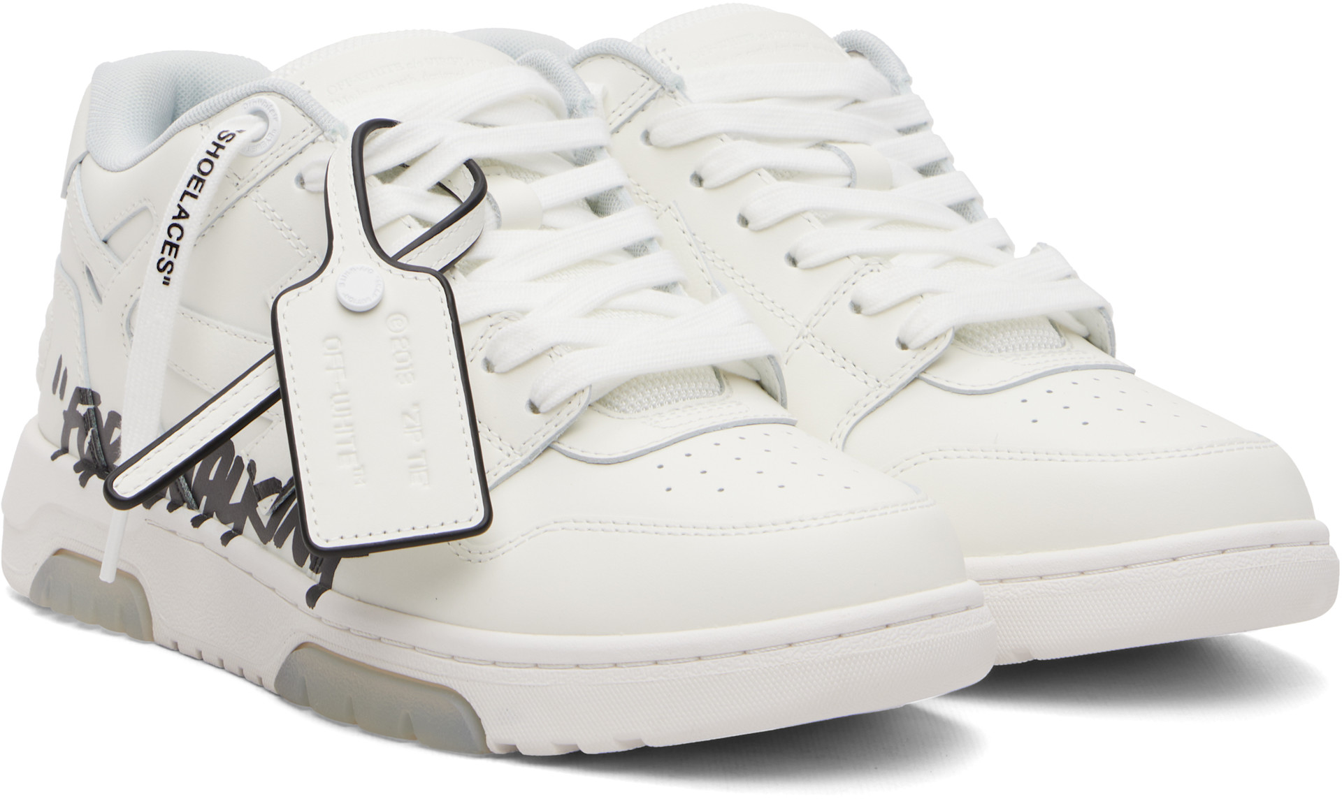 OFFWHITE Out of Office ローカットスニーカー Off-White: ホワイト Out Of Office 'For Walking' スニーカー