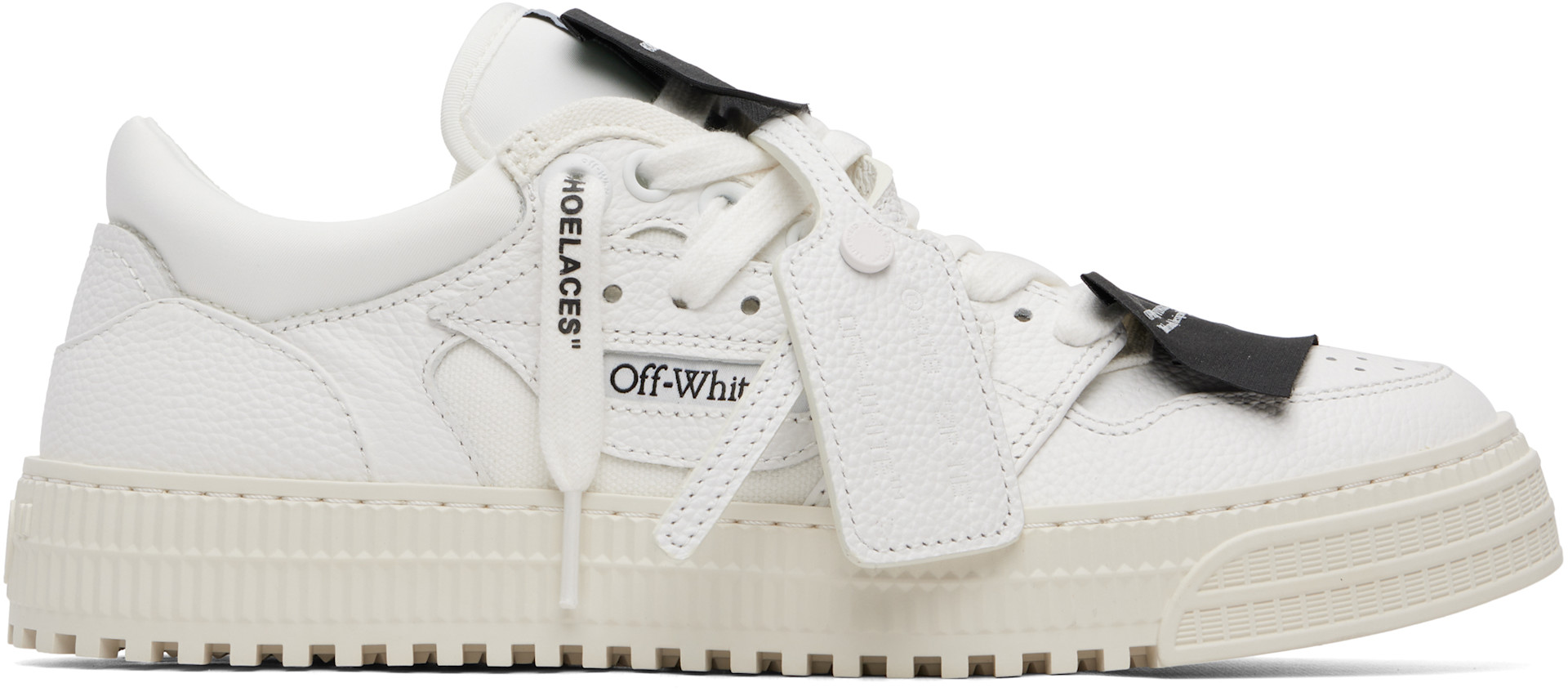Off-White - Baskets de court basses 3.0 blanches