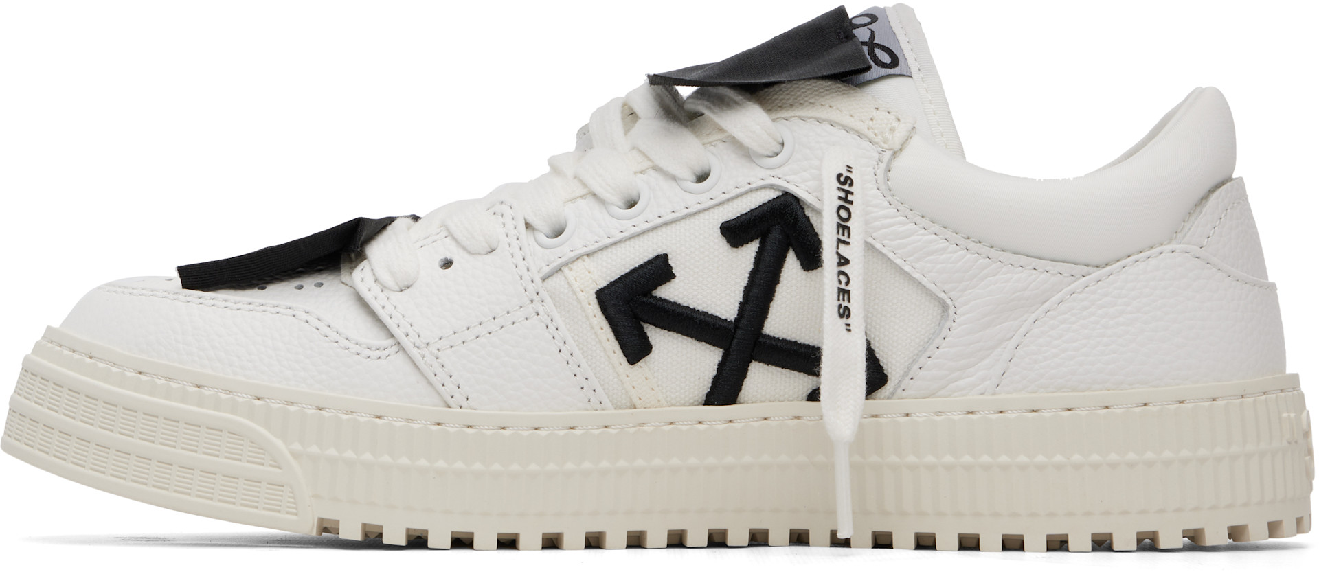 Off-White - Baskets de court basses 3.0 blanches