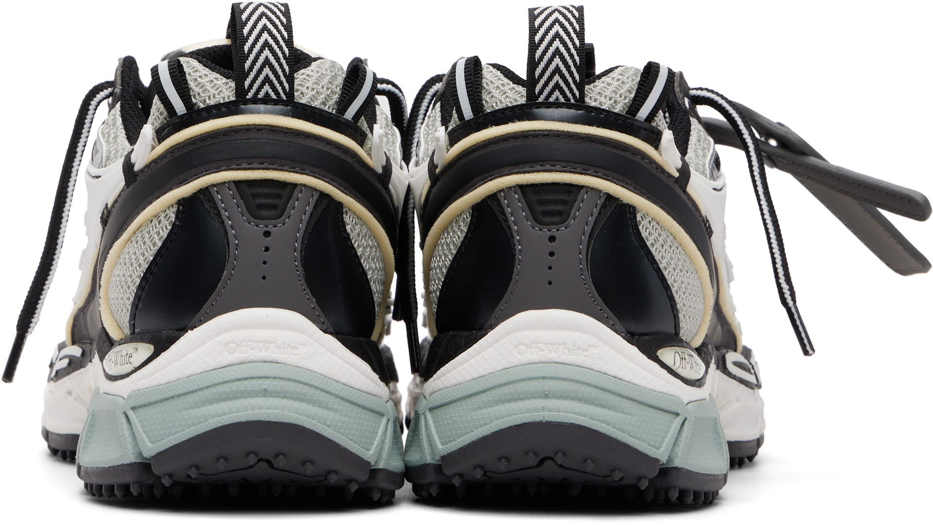 Off-White - Gray & Black Be Right Back Sneakers