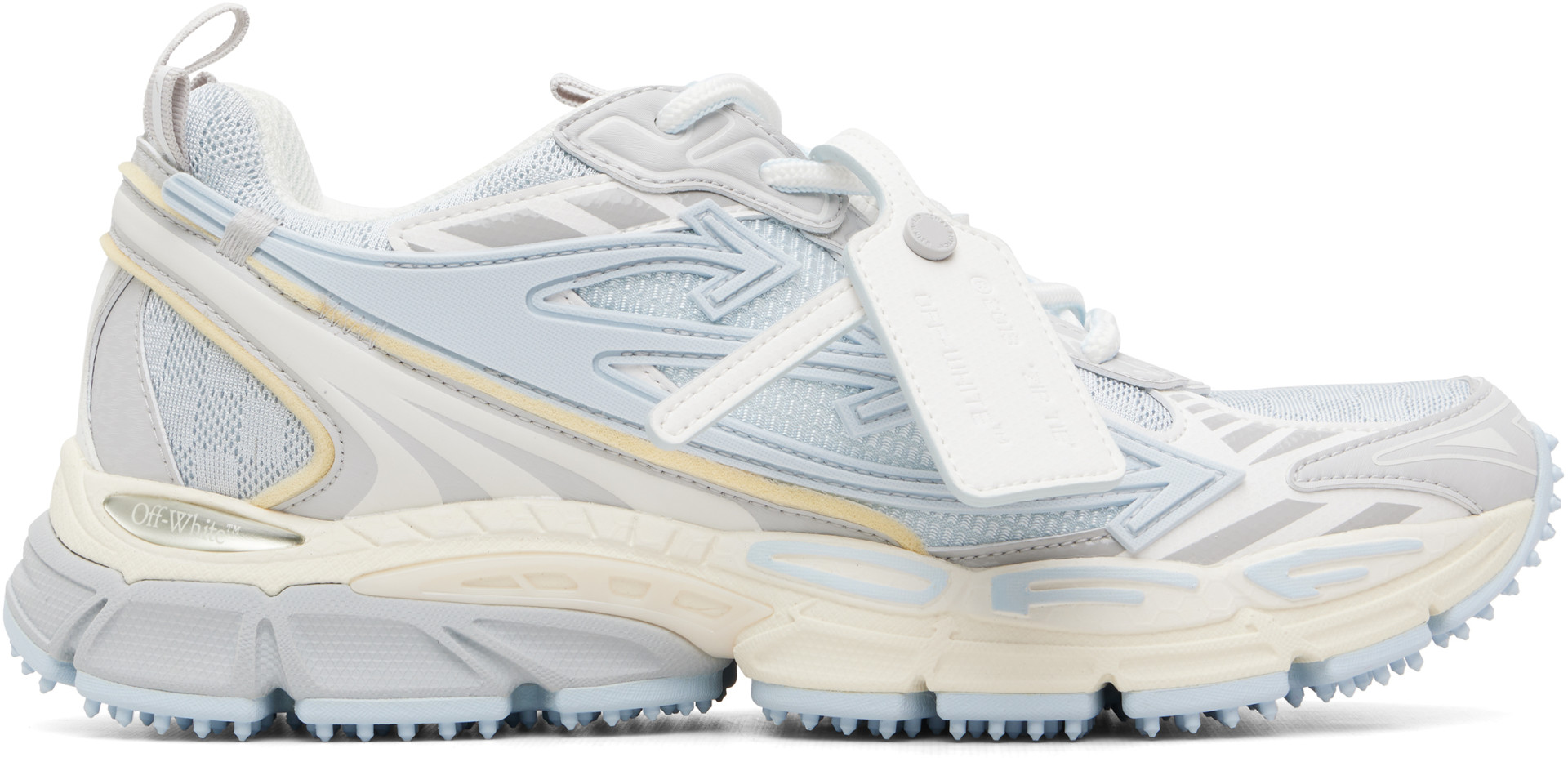 Off-White - Baskets Be Right Back bleu et blanc