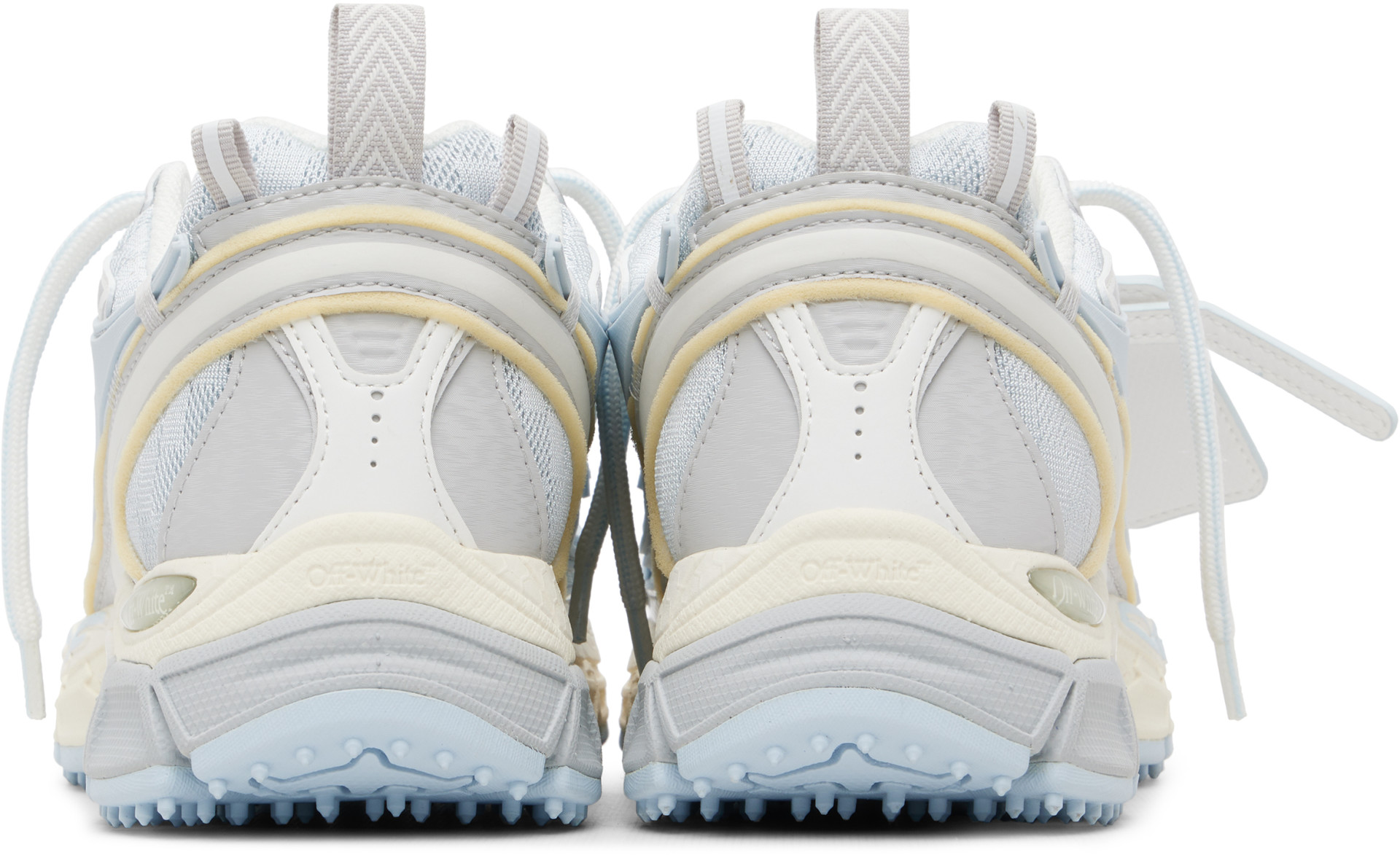 Off-White - Baskets Be Right Back bleu et blanc