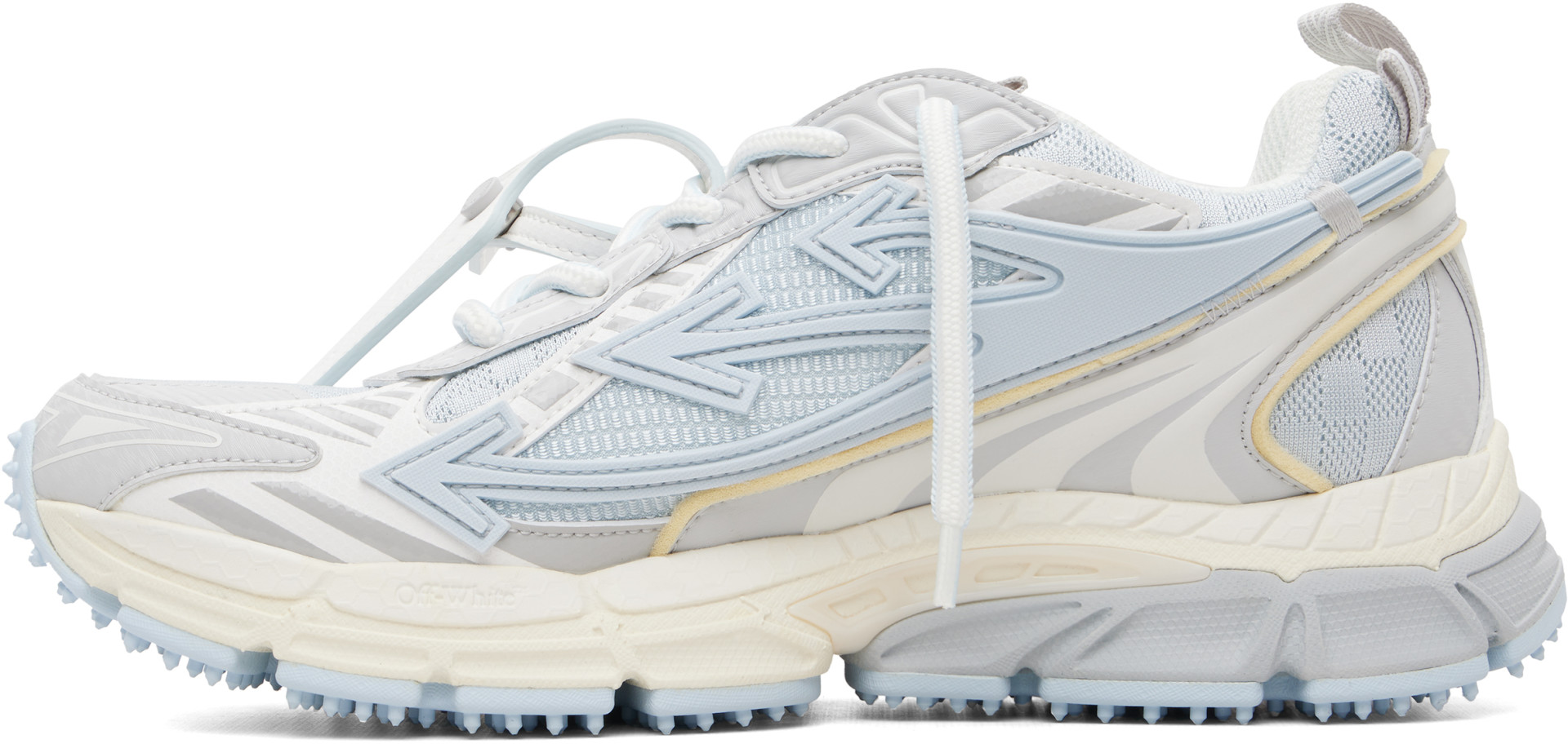 Off-White - Blue & White 'Be Right Back' Sneakers