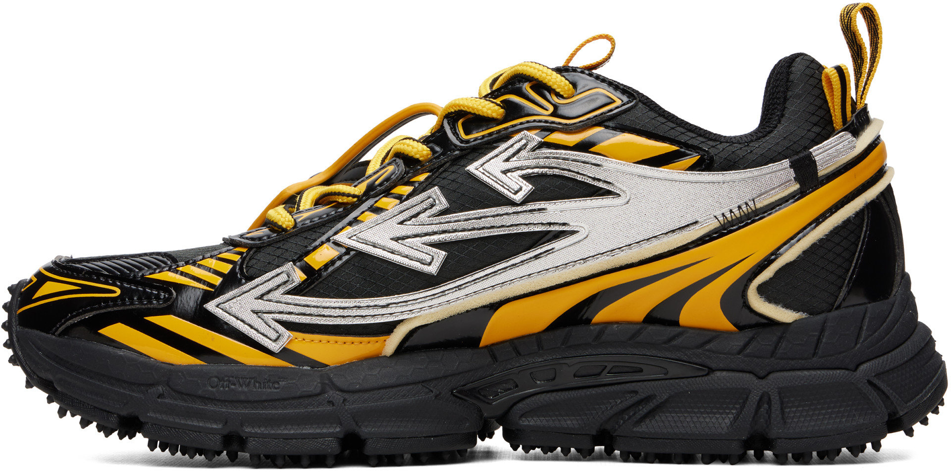 Off-White - Baskets Be Right Back noir et jaune