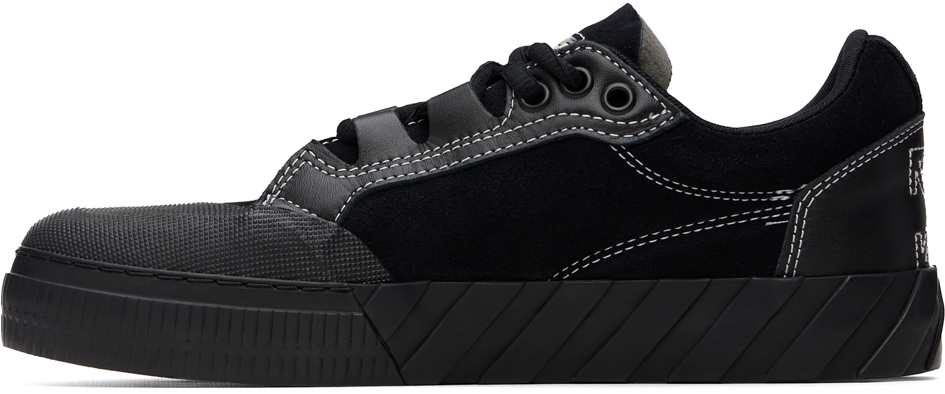 Off-White - Black Vulcanized 779 Suede Sneakers