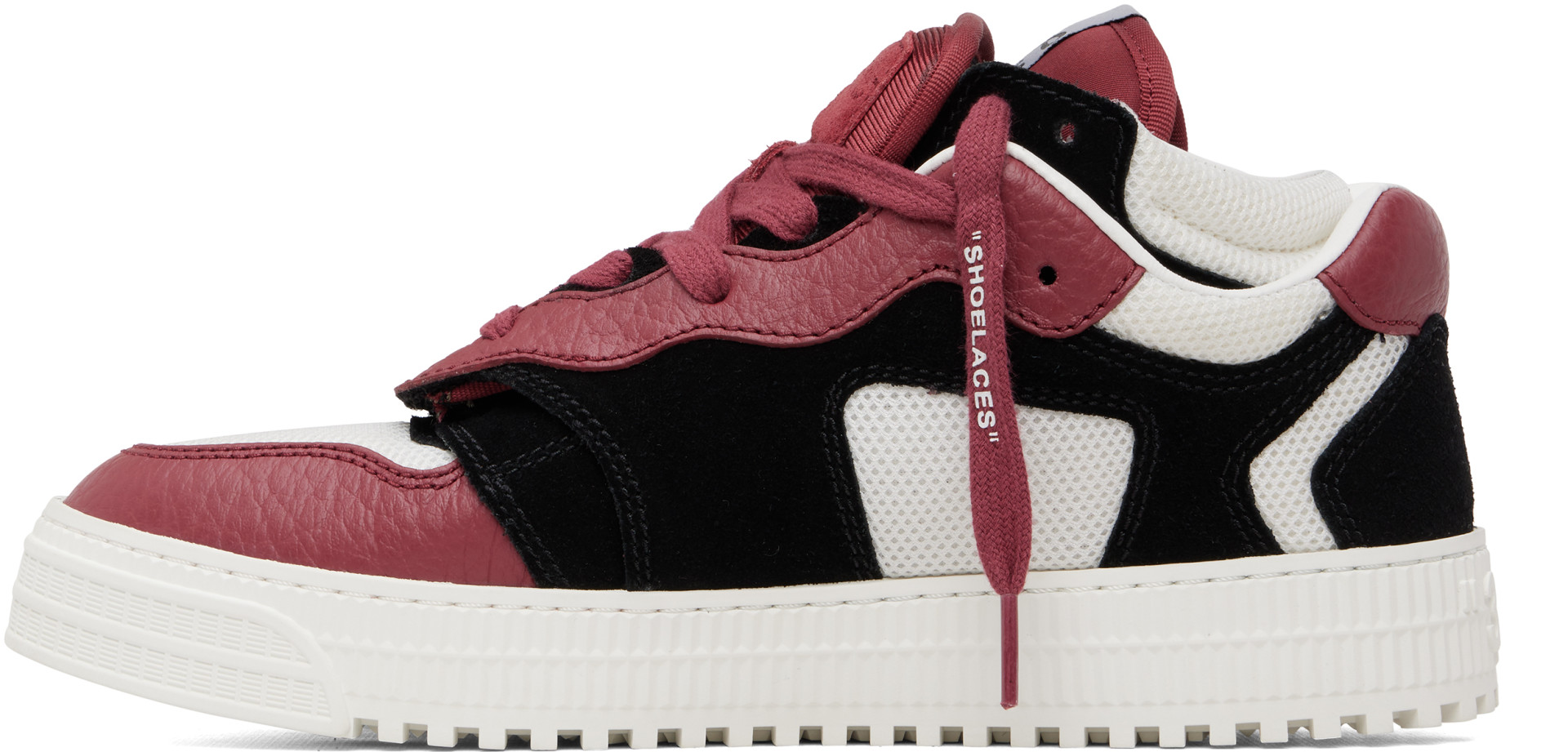 Off-White - Black & Red 3.0 Floating Arrow Sneakers