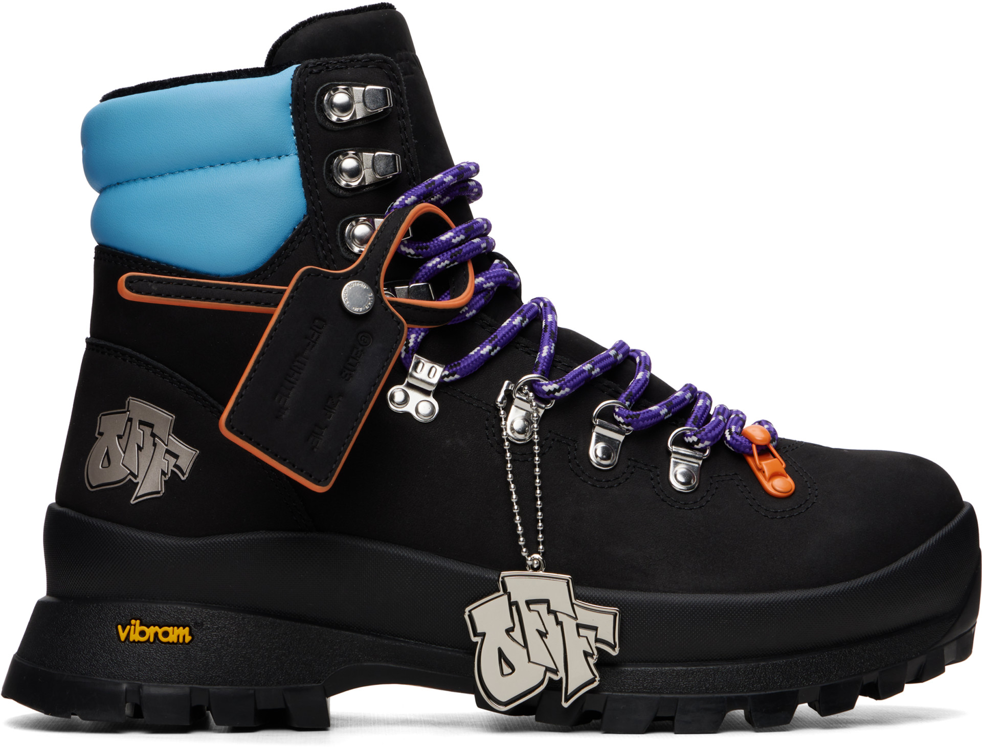 Off-White - Black Hiking Boots
