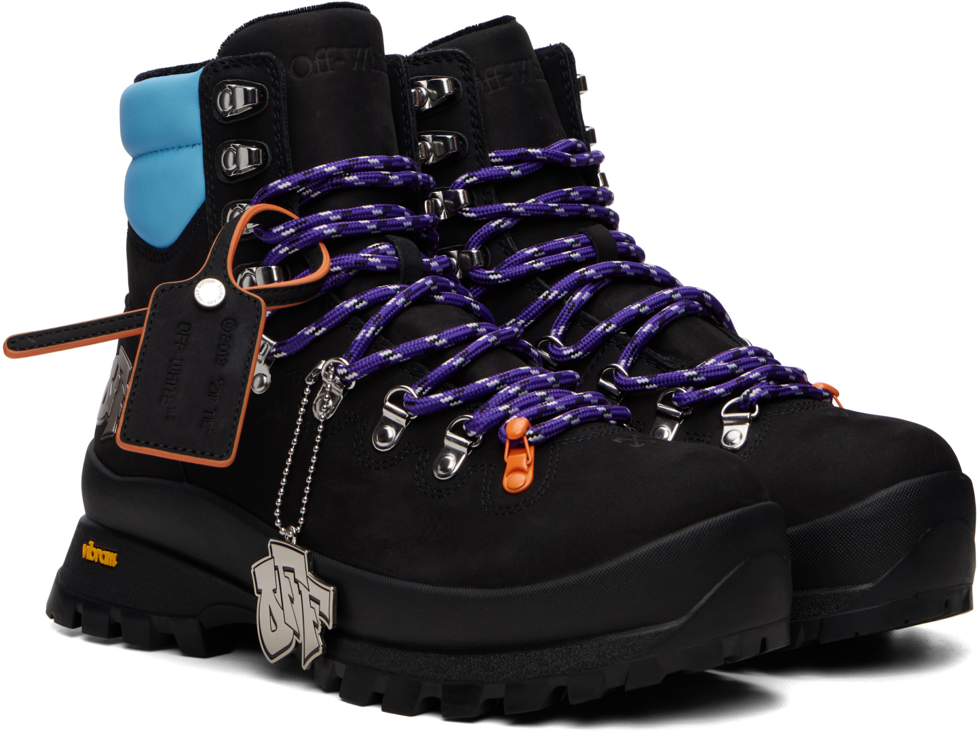 Off-White - Black Hiking Boots