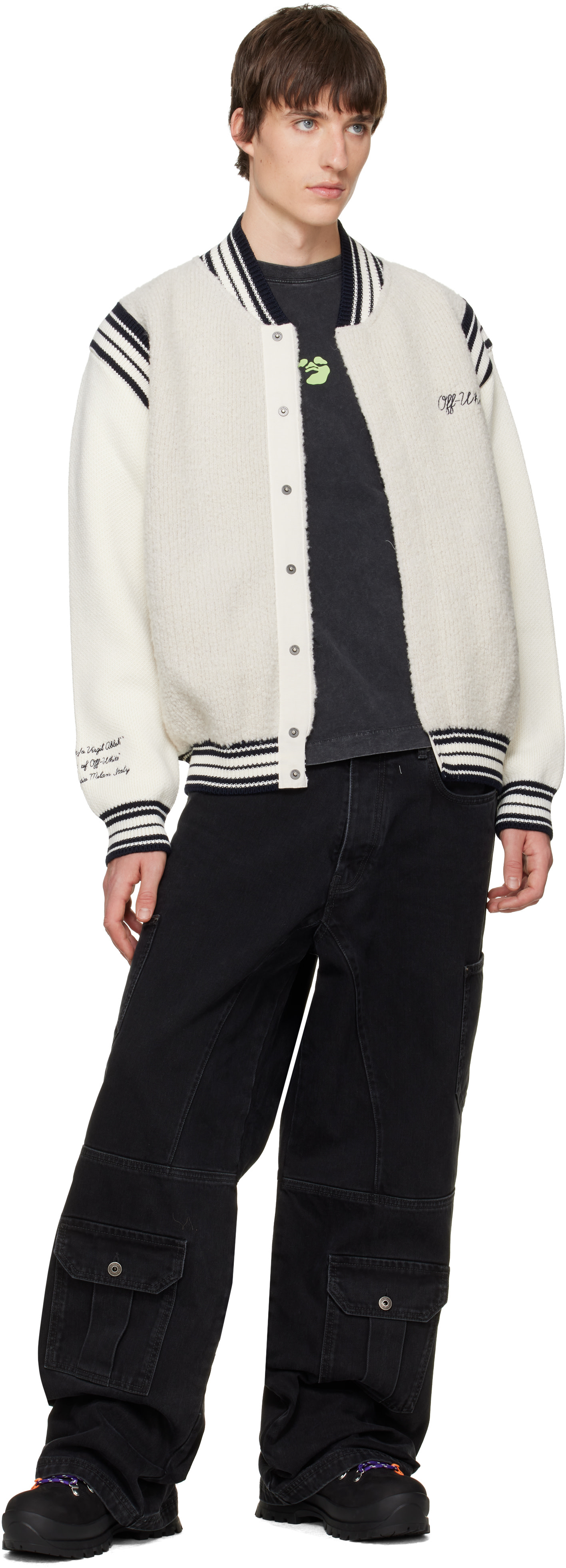 Off-White - ブラック Hiking ブーツ