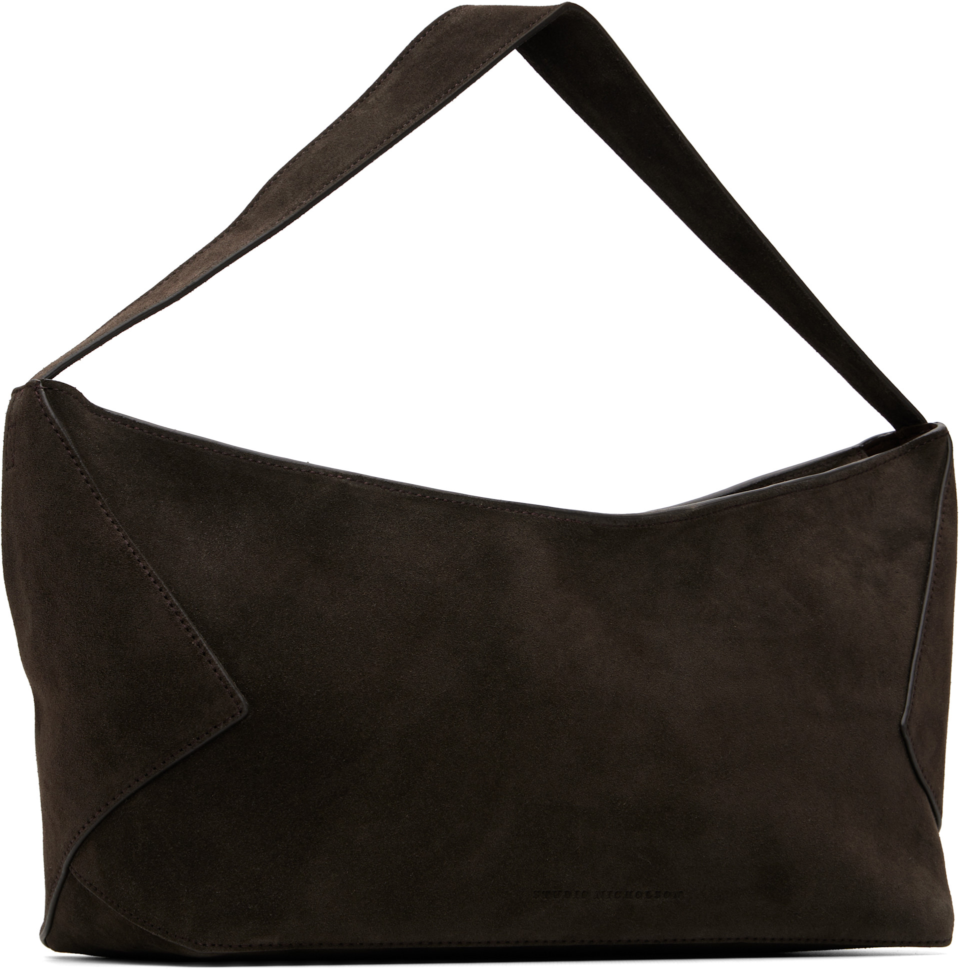 Studio Nicholson - Sac Hagu brun en suède
