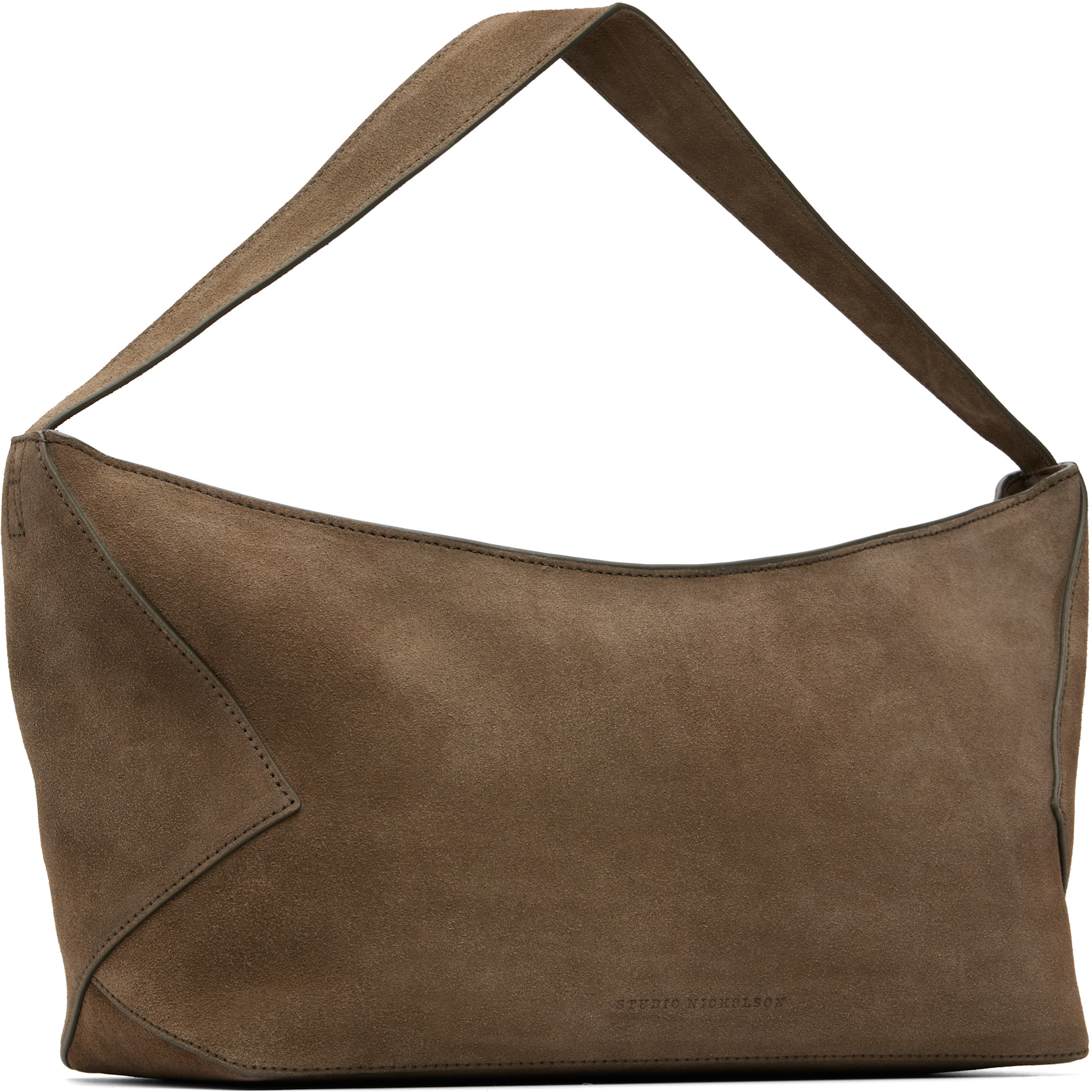 Studio Nicholson - Sac Hagu kaki en suède