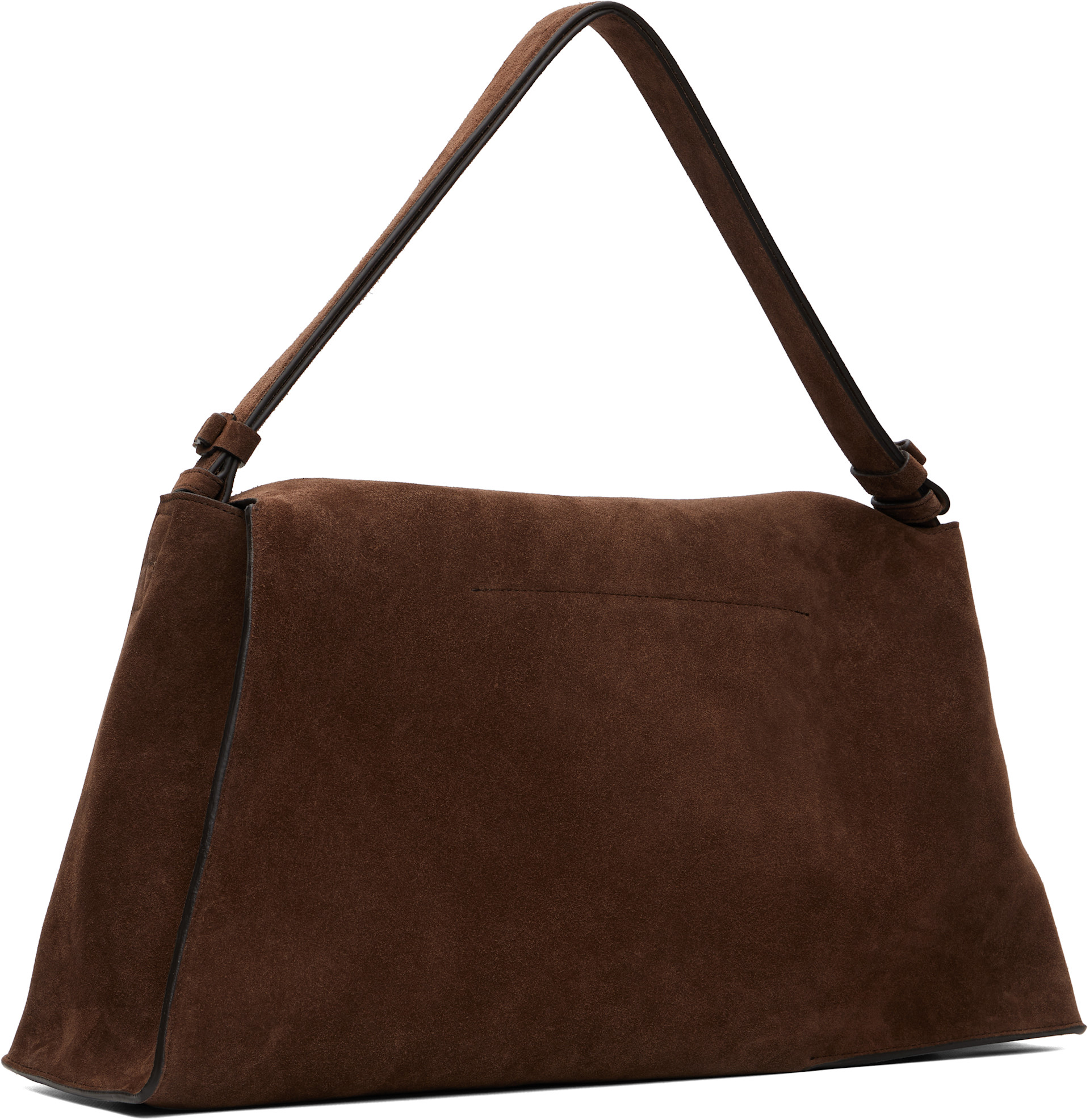 Studio Nicholson - Sac Shiboru brun en suède